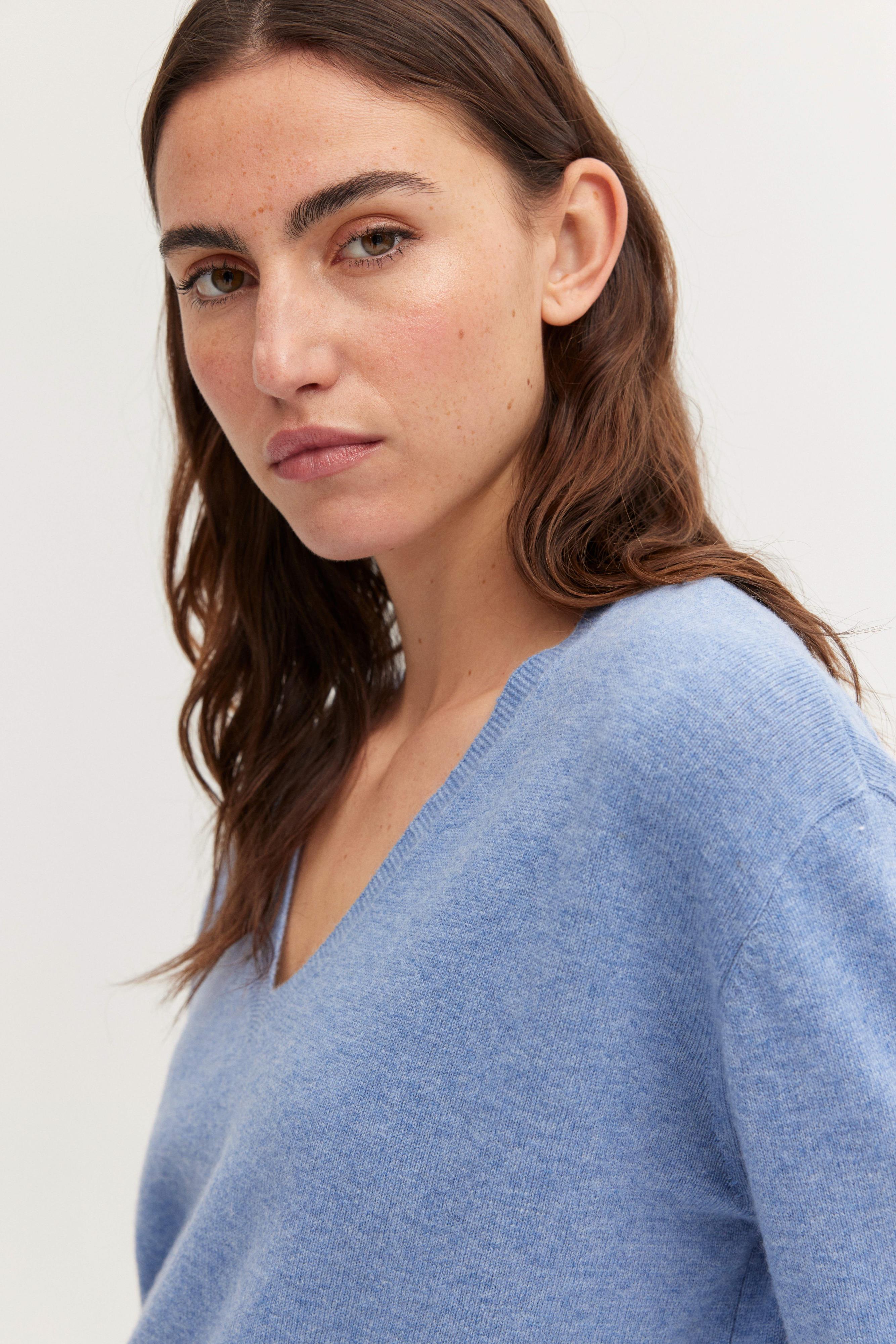 The Fashion People Merino V-Neck Pullover
