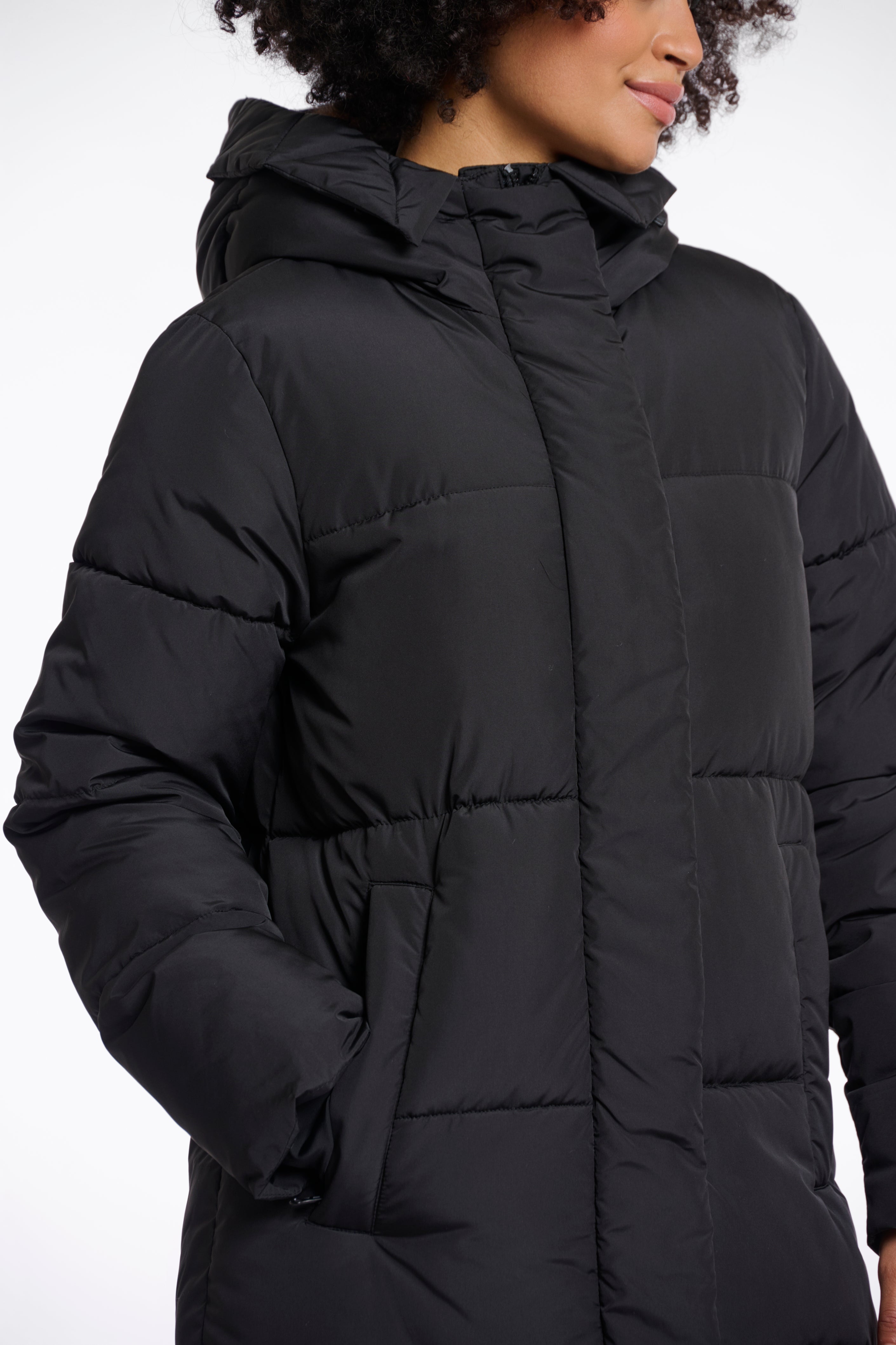 RINO&PELLE Mantel mit Kapuze Tessa