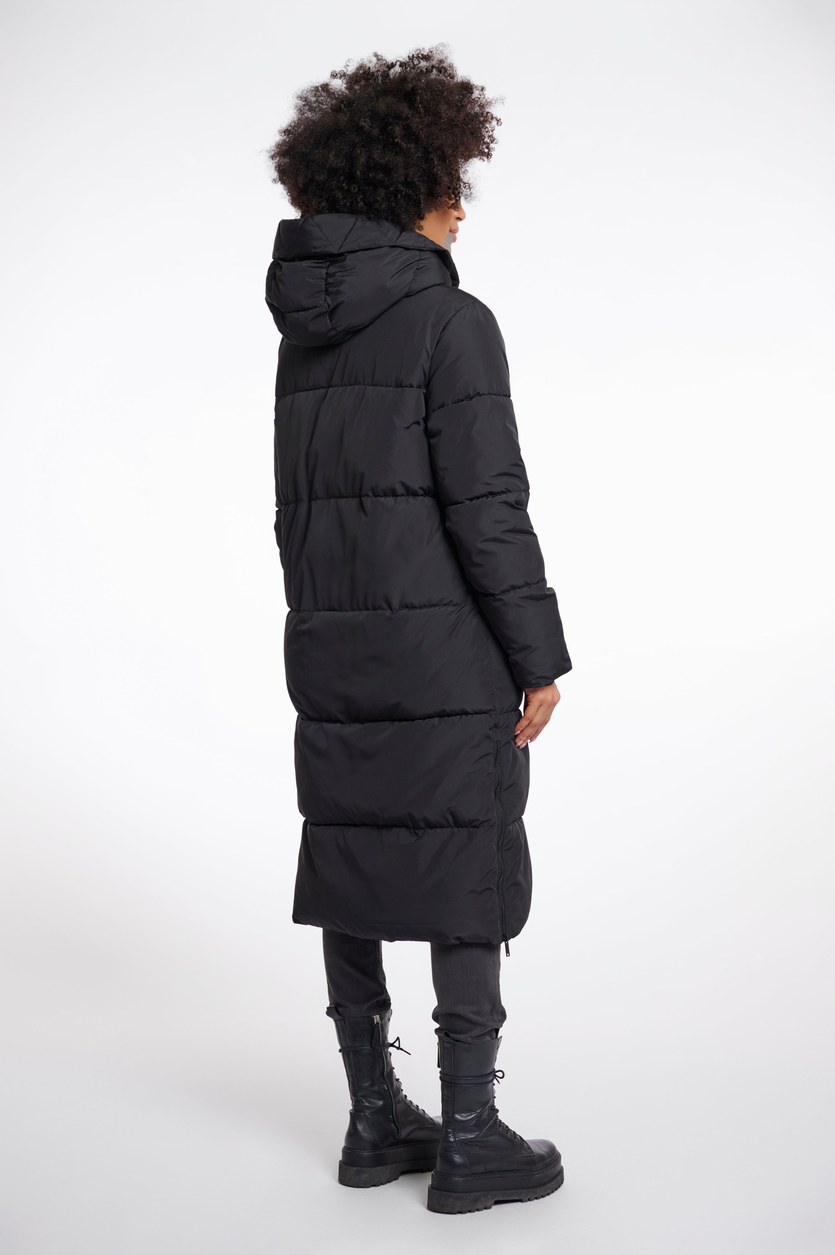 RINO&PELLE Mantel mit Kapuze Tessa