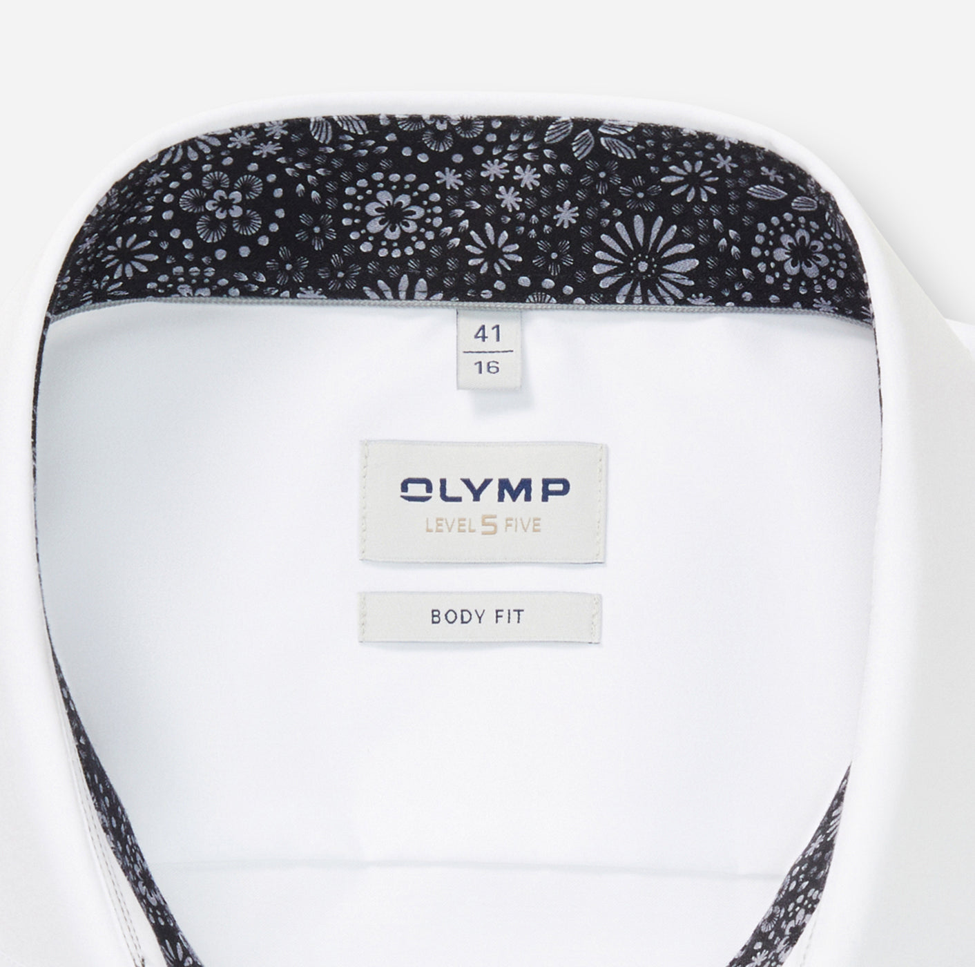 OLYMP Businesshemd Level Five, Body fit, Silbergrau