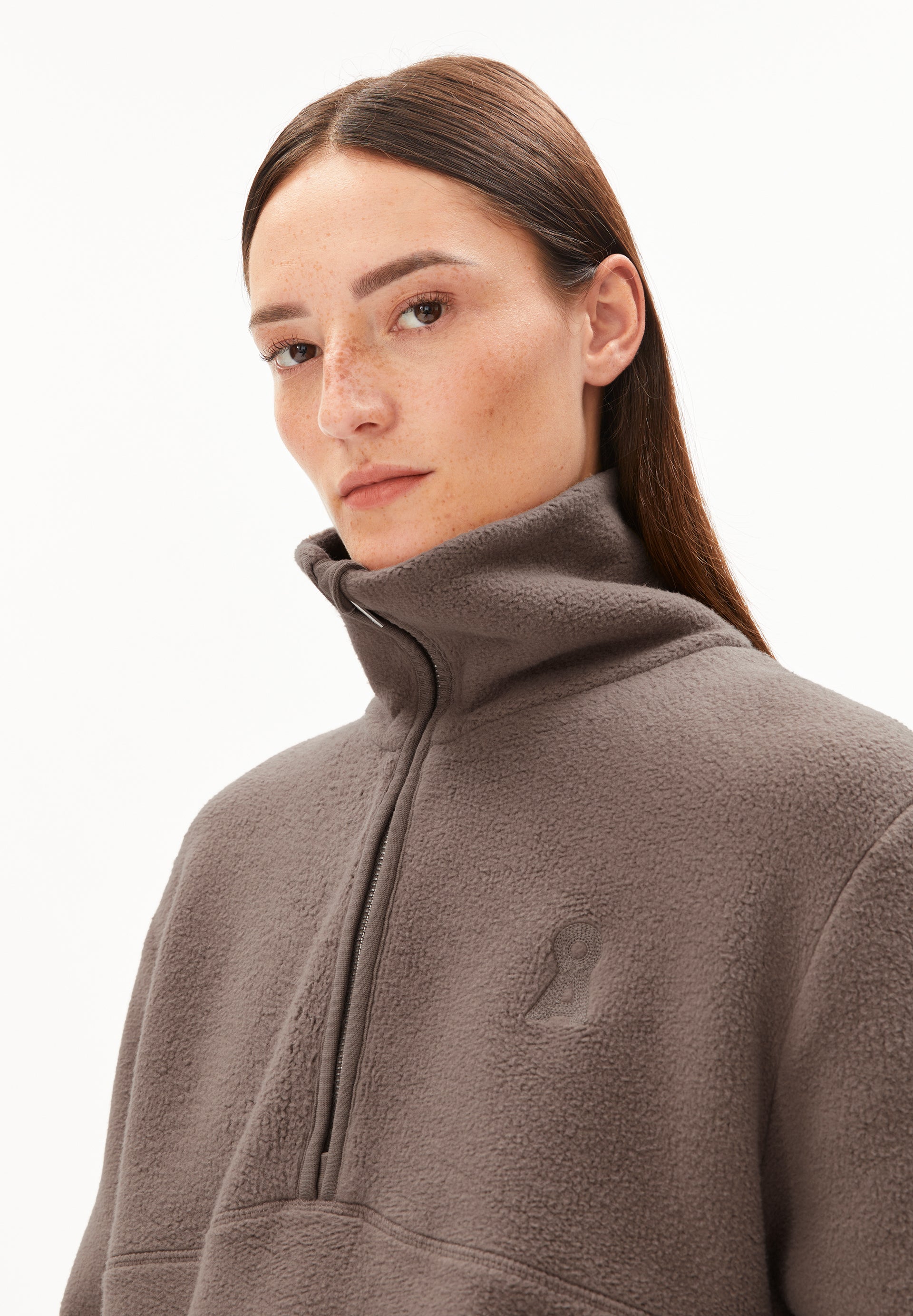 Armedangels Fleece-Sweatshirt HAARLEENAA aus Bio-Baumwolle