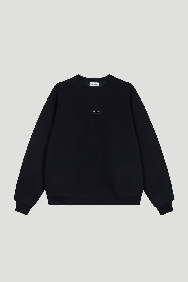 Oh April Oversized Sweater schwarz