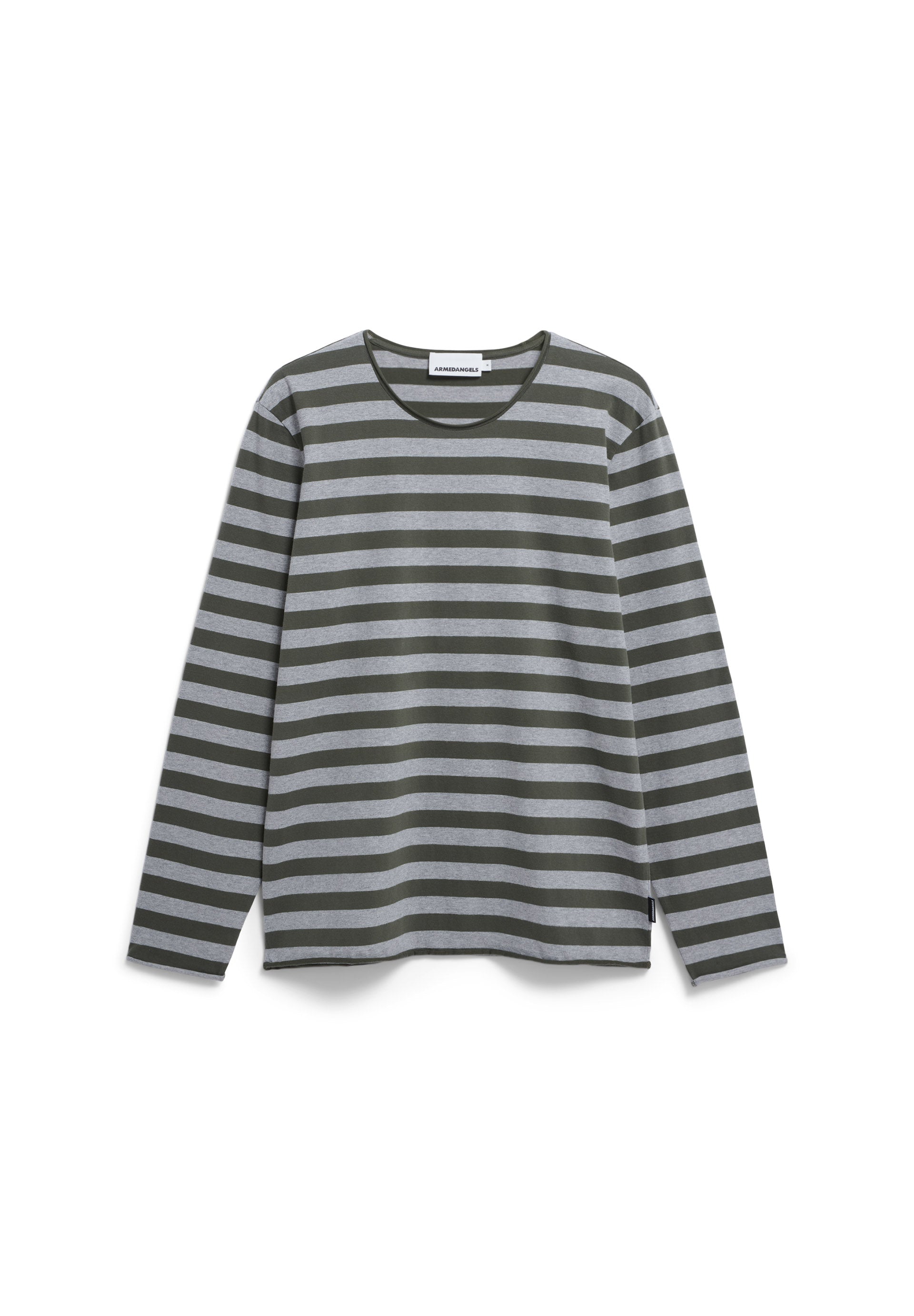 Armedangels T-Shirt MAARKOS longsleeve STRIPES aus Bio-Baumwoll Mix