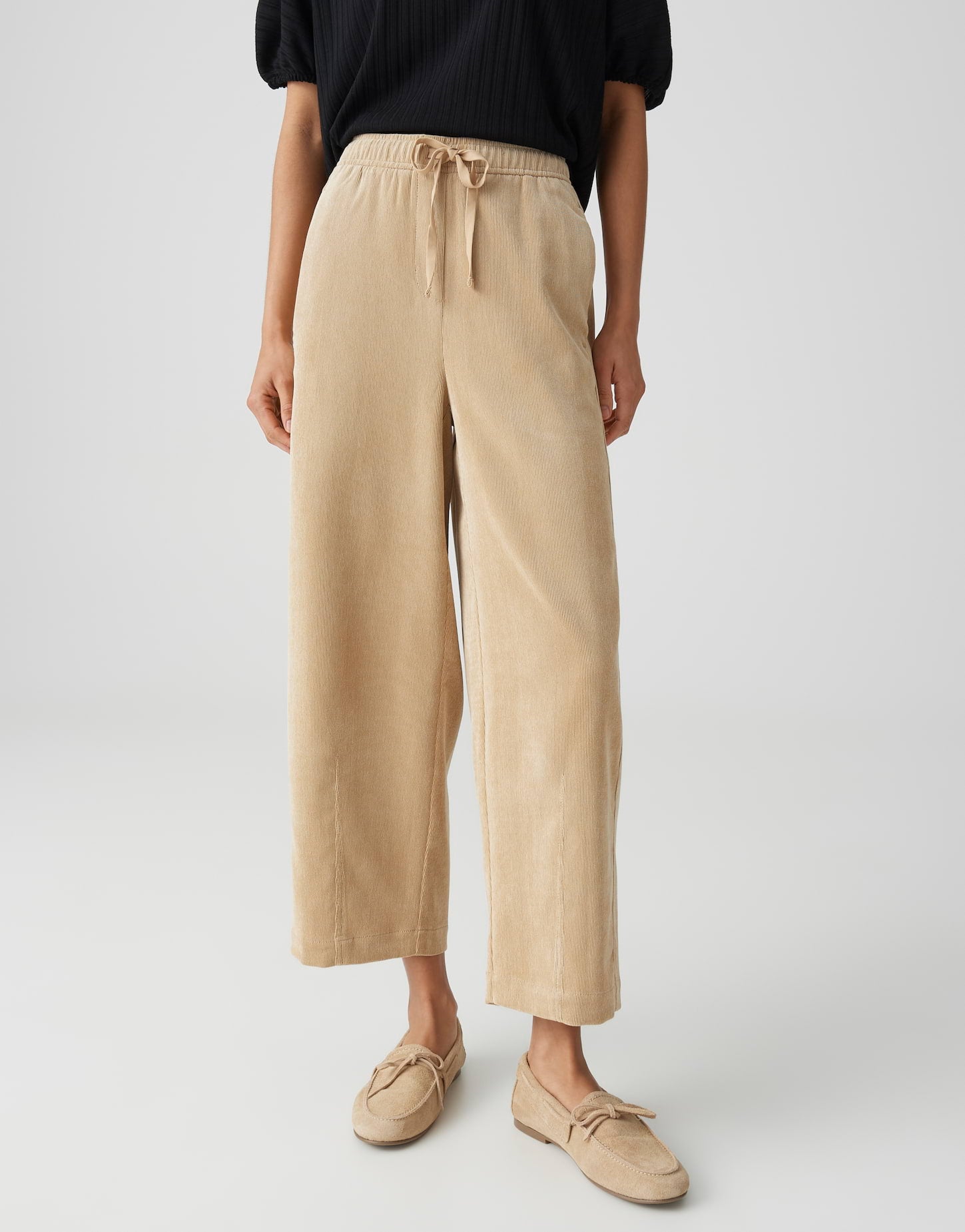 OPUS Leg City Pants aus Feincord Misha barrel