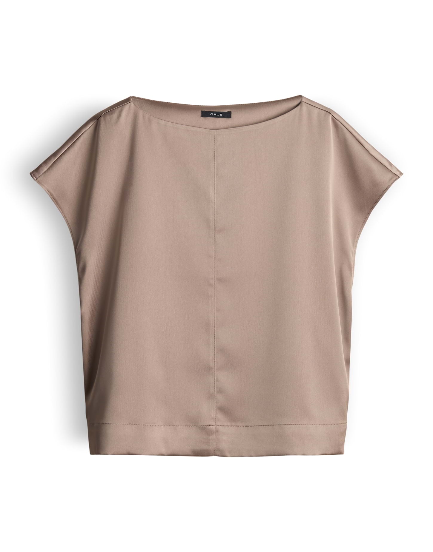 OPUS Regular Shirtbluse aus glänzendem Satin Festiva