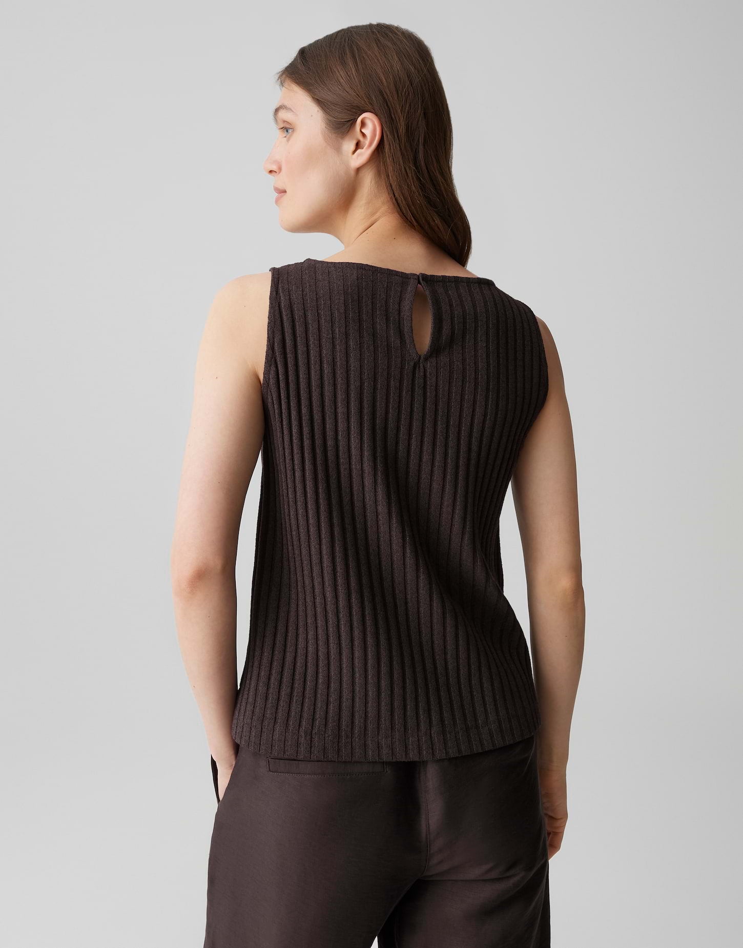 OPUS Jerseytop in Rippstruktur Regular Fit Ipoma slit