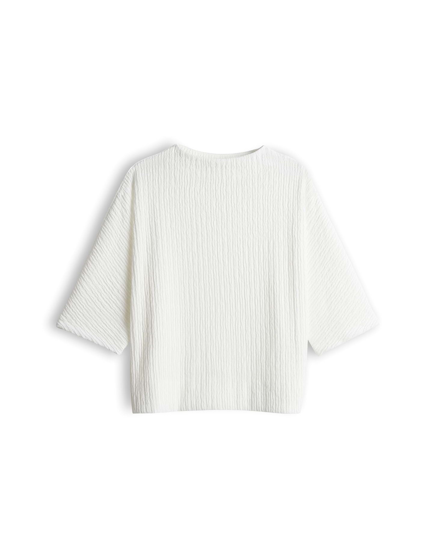 OPUS Jerseyshirt mit Crinkle Effekt Loose Fit Sirelo