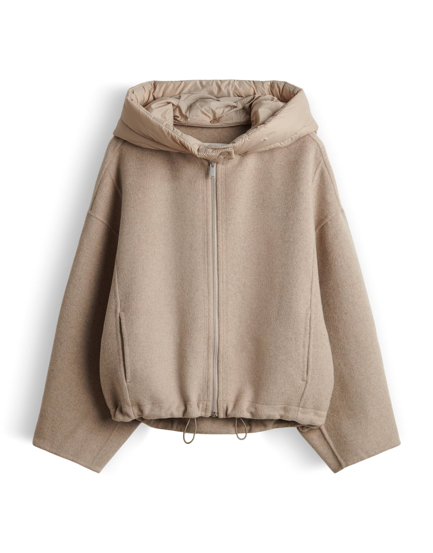 OPUS Double Jacket mit abnehmbarer Kapuze Regular Fit Hikone