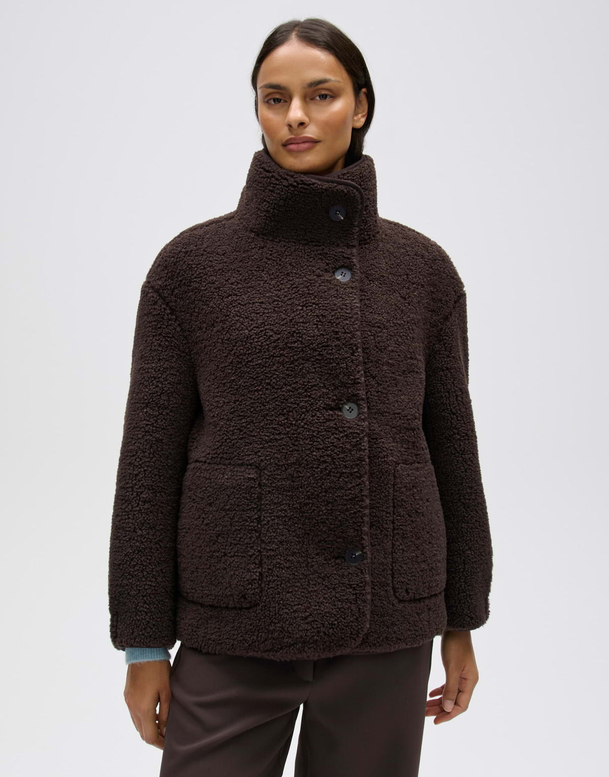 Wendejacke in Shearling Optik Regular Fit Haella