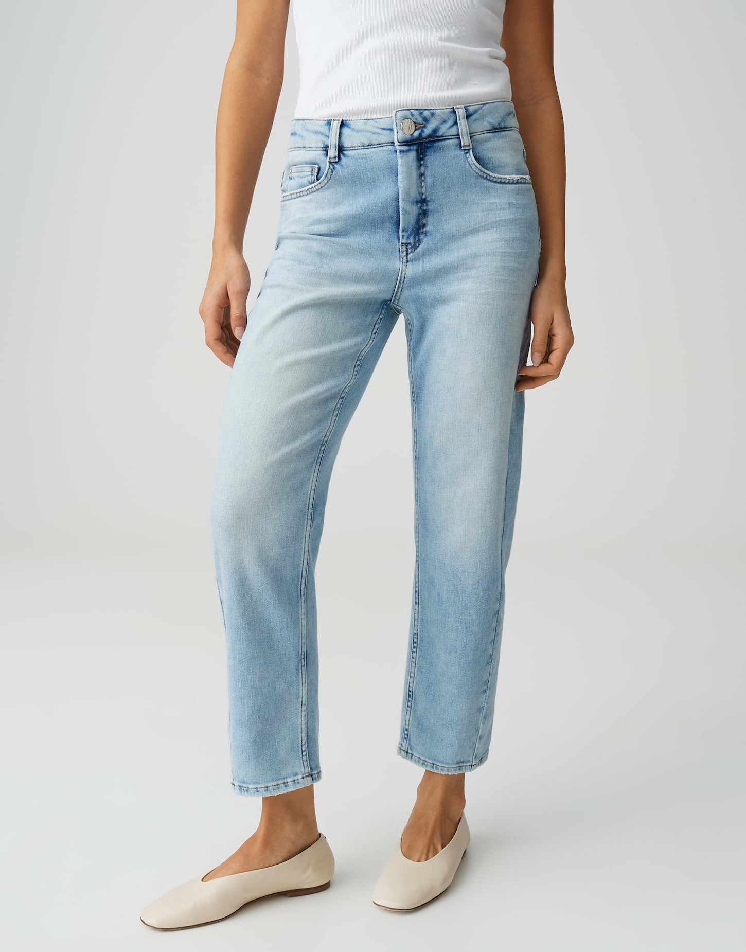 OPUS Straight Jeans Mid Rise Minah honest