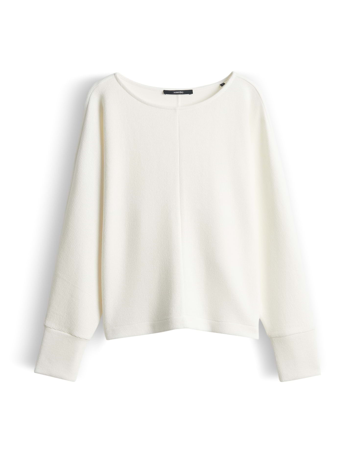 Someday Loose weiches Sweatshirt im Viskosemix Utibby texture