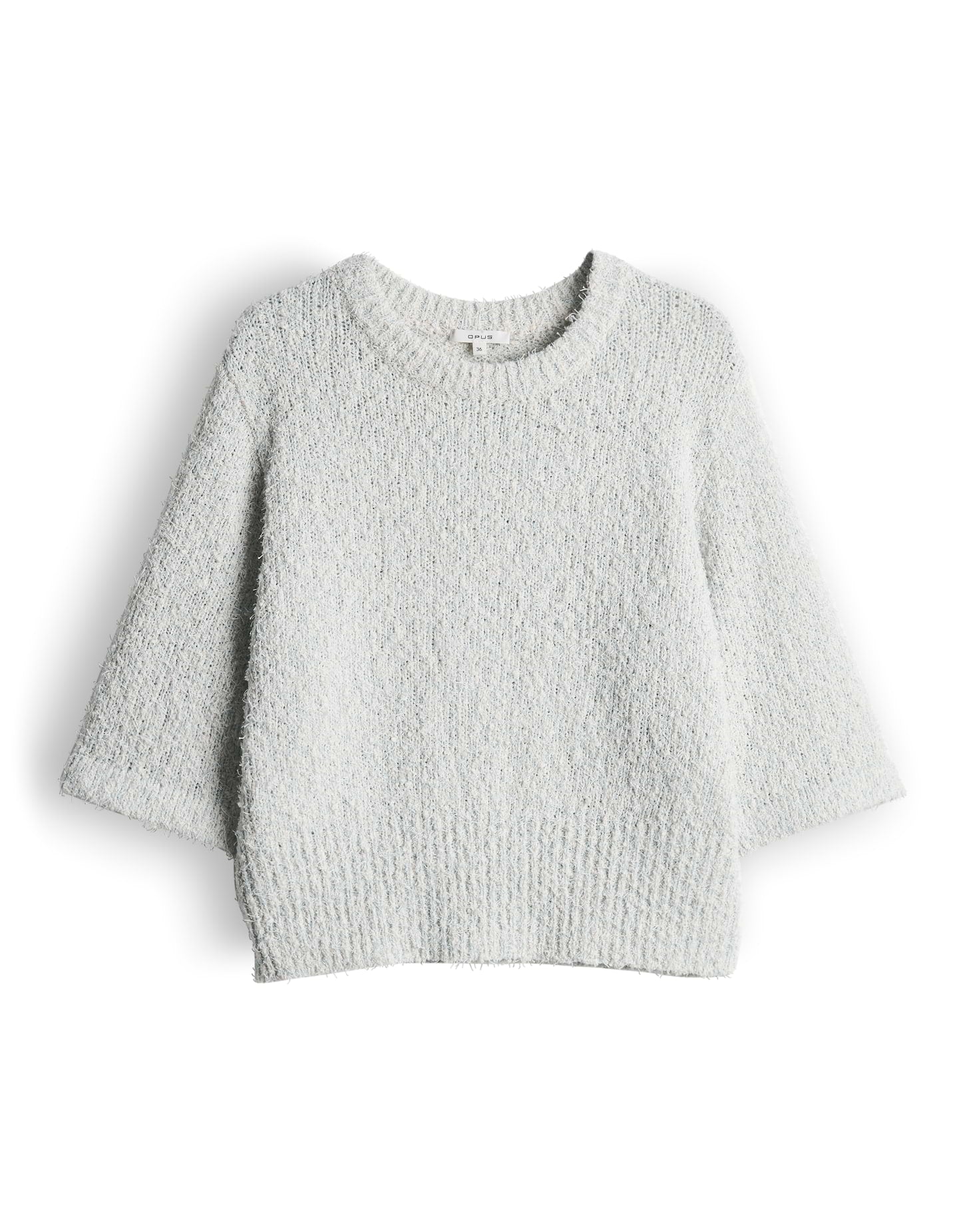 OPUS Pullover aus flauschigem Mouliné Effektgarn Regular Fit Pamos