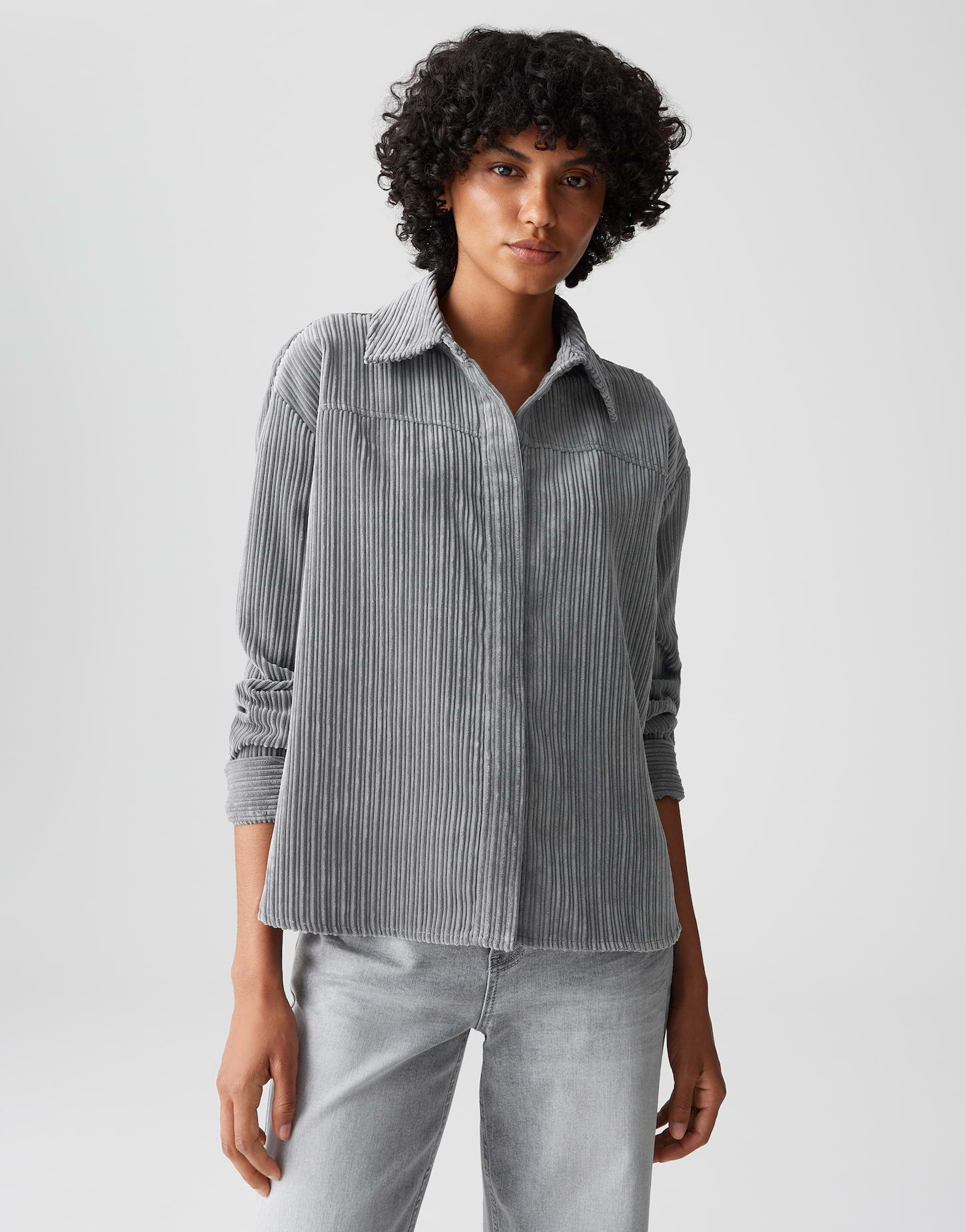 OPUS Flanky Overshirt aus weichem Cord