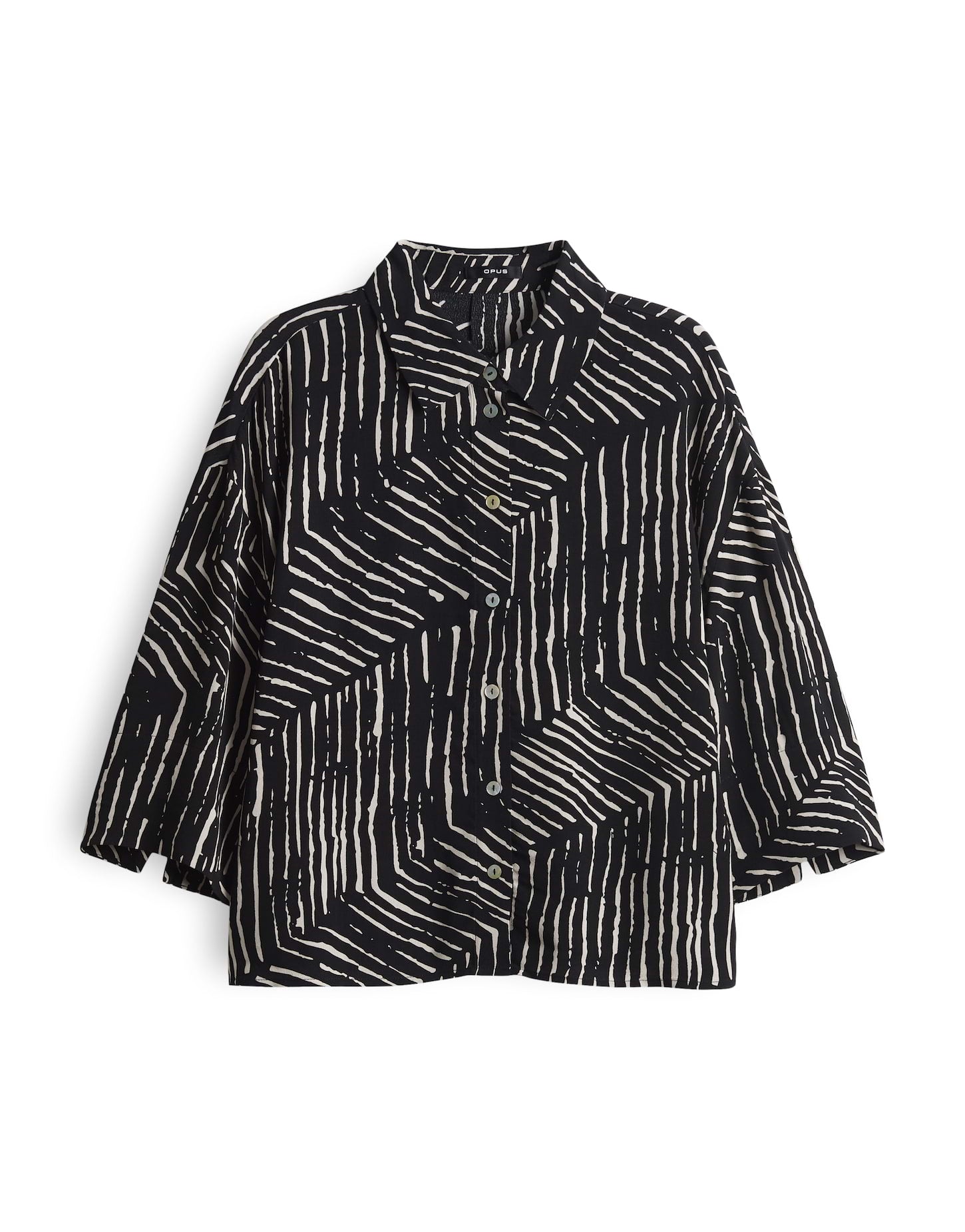 Bluse Fiana palm leaves