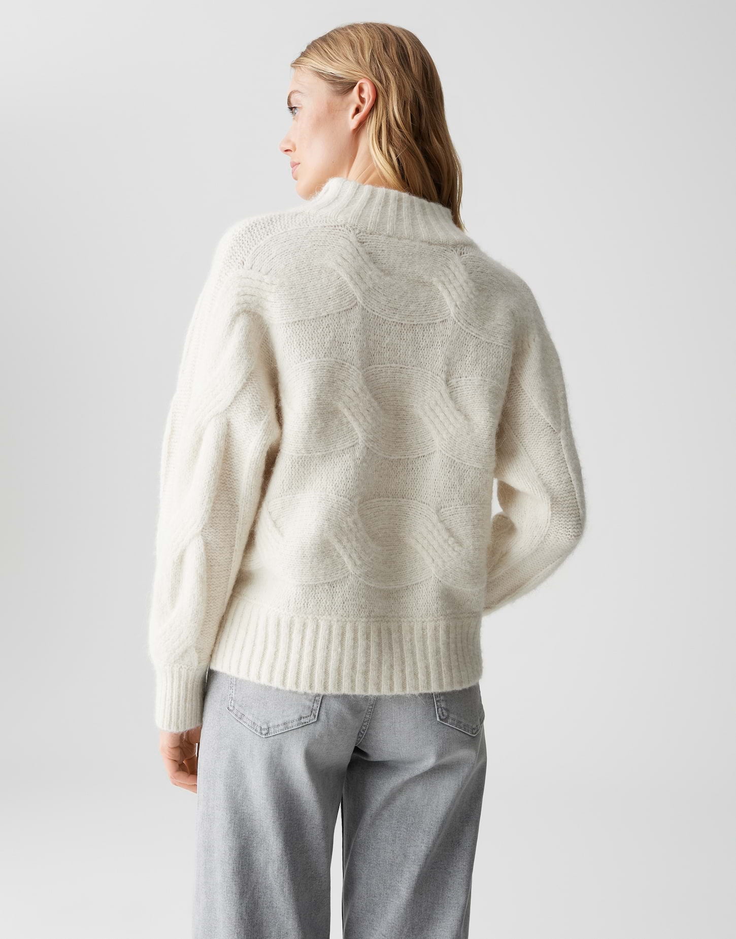 OPUS Zopfmuster Pullover Portree