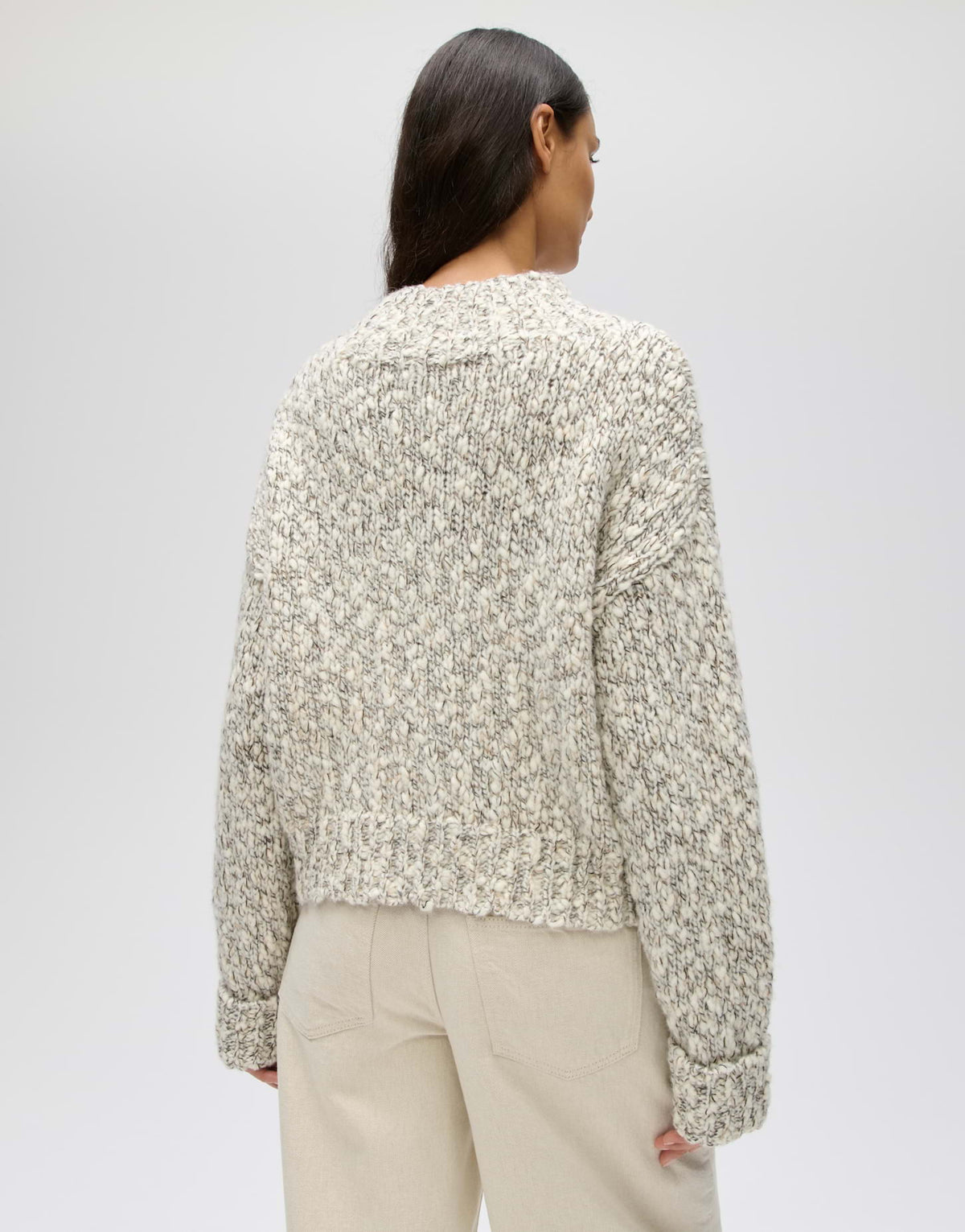Strickpullover aus Mouliné Garn Regular Fit Pello
