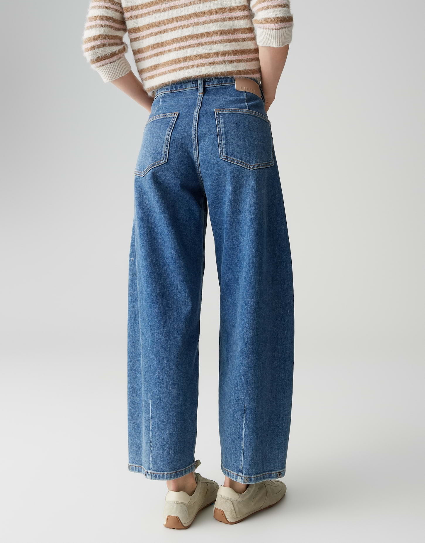 OPUS Barrel Jeans Mid Rise Lolah vision