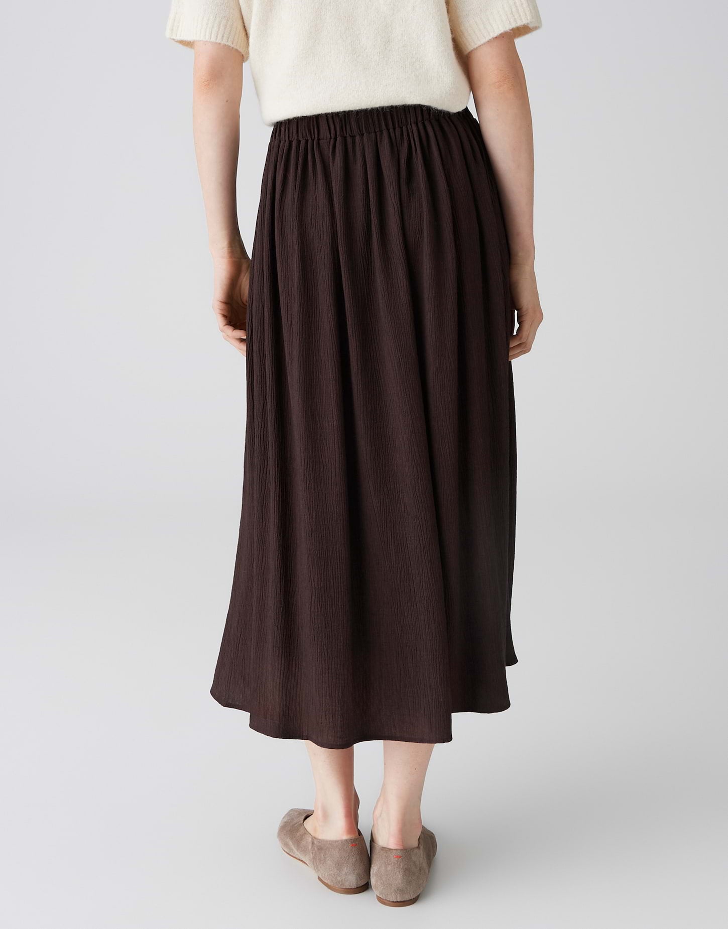 OPUS Midirock mit bewegter Crinkle Struktur Romie