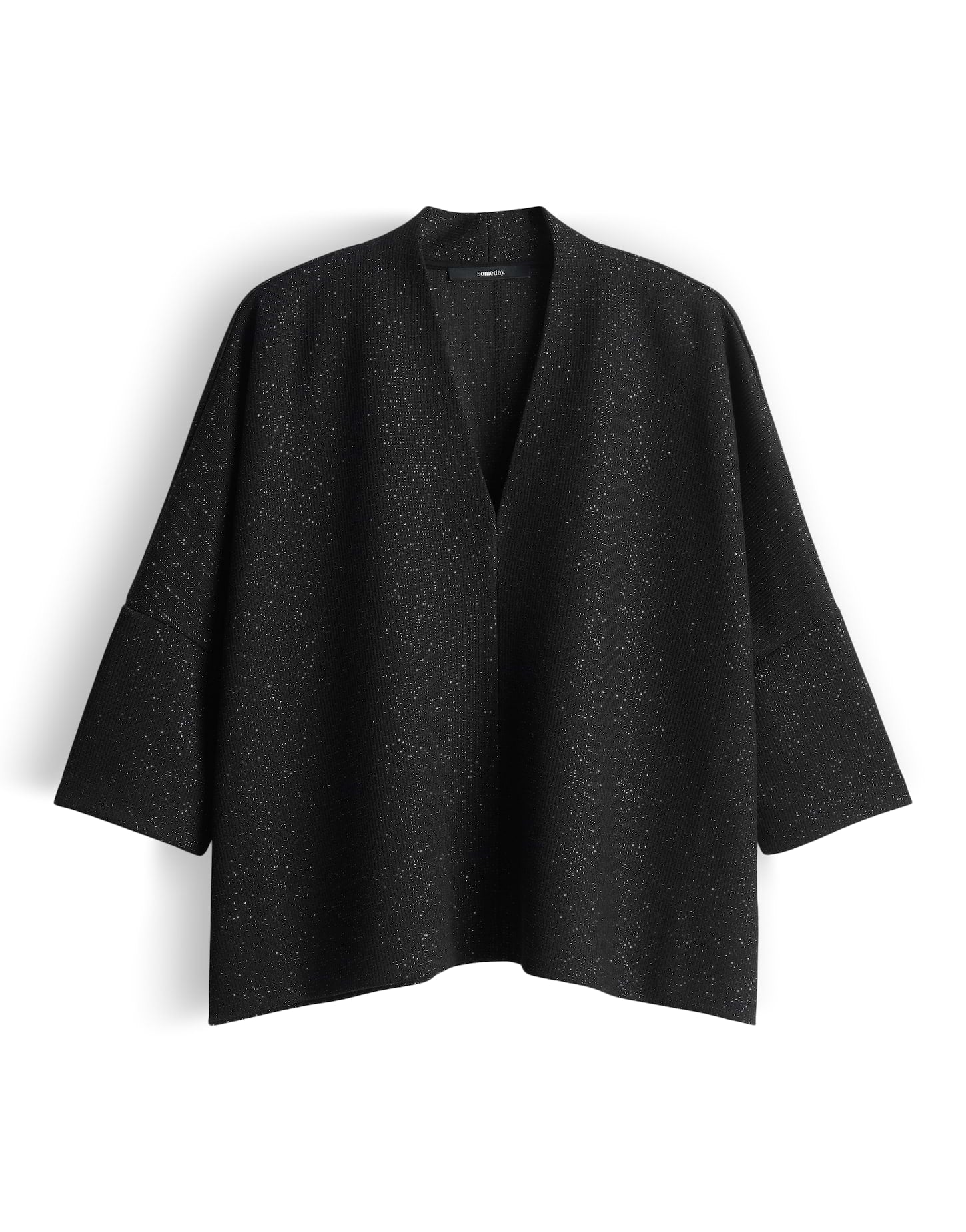 Someday Loose Sweatshirt mit Glanz Effekt Ushimmer