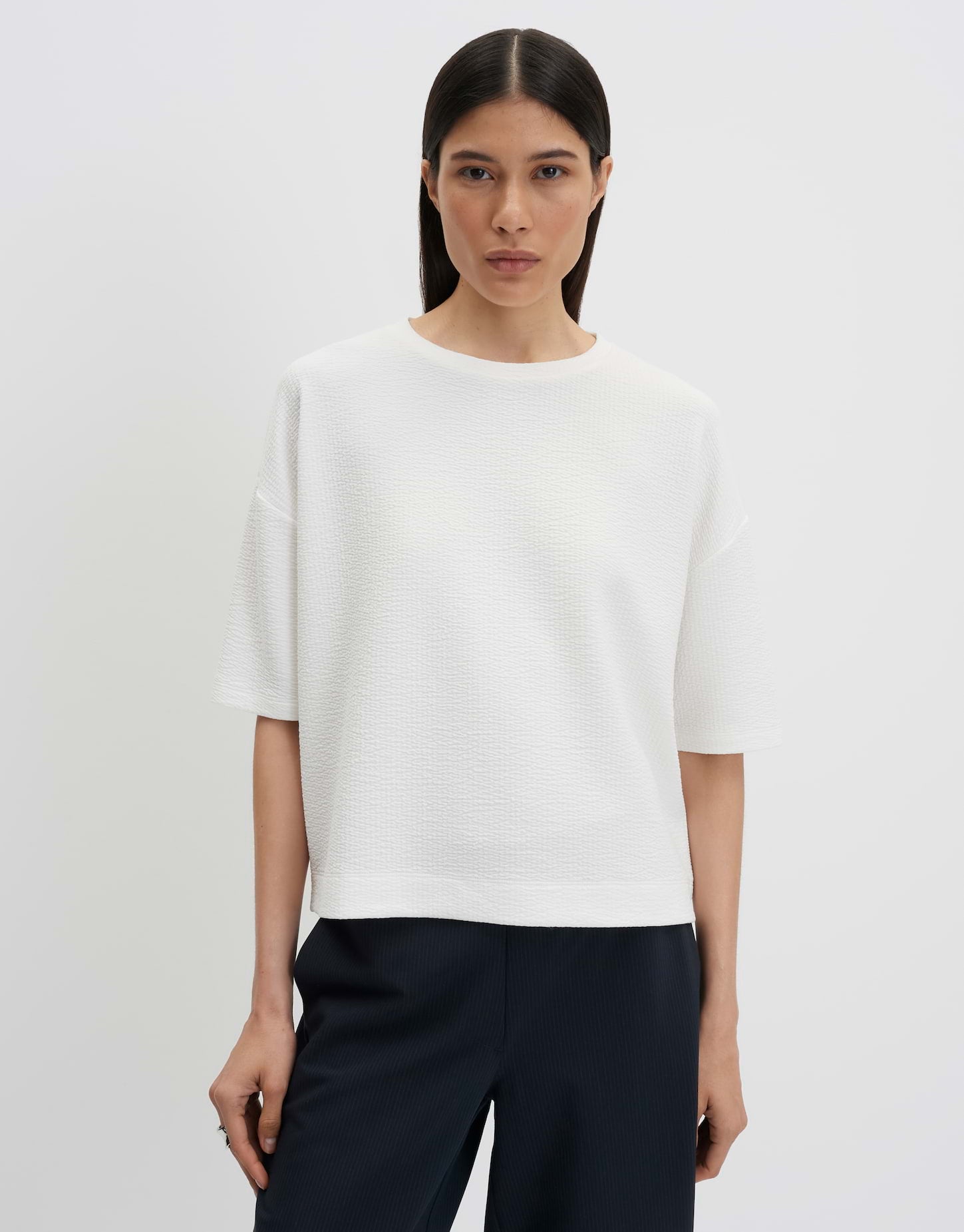 someday Strukturiertes Shirt Loose Fit Keldi