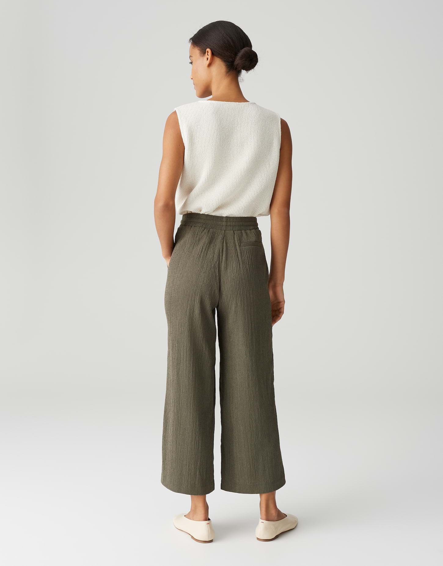 Hose Mileni crinkle