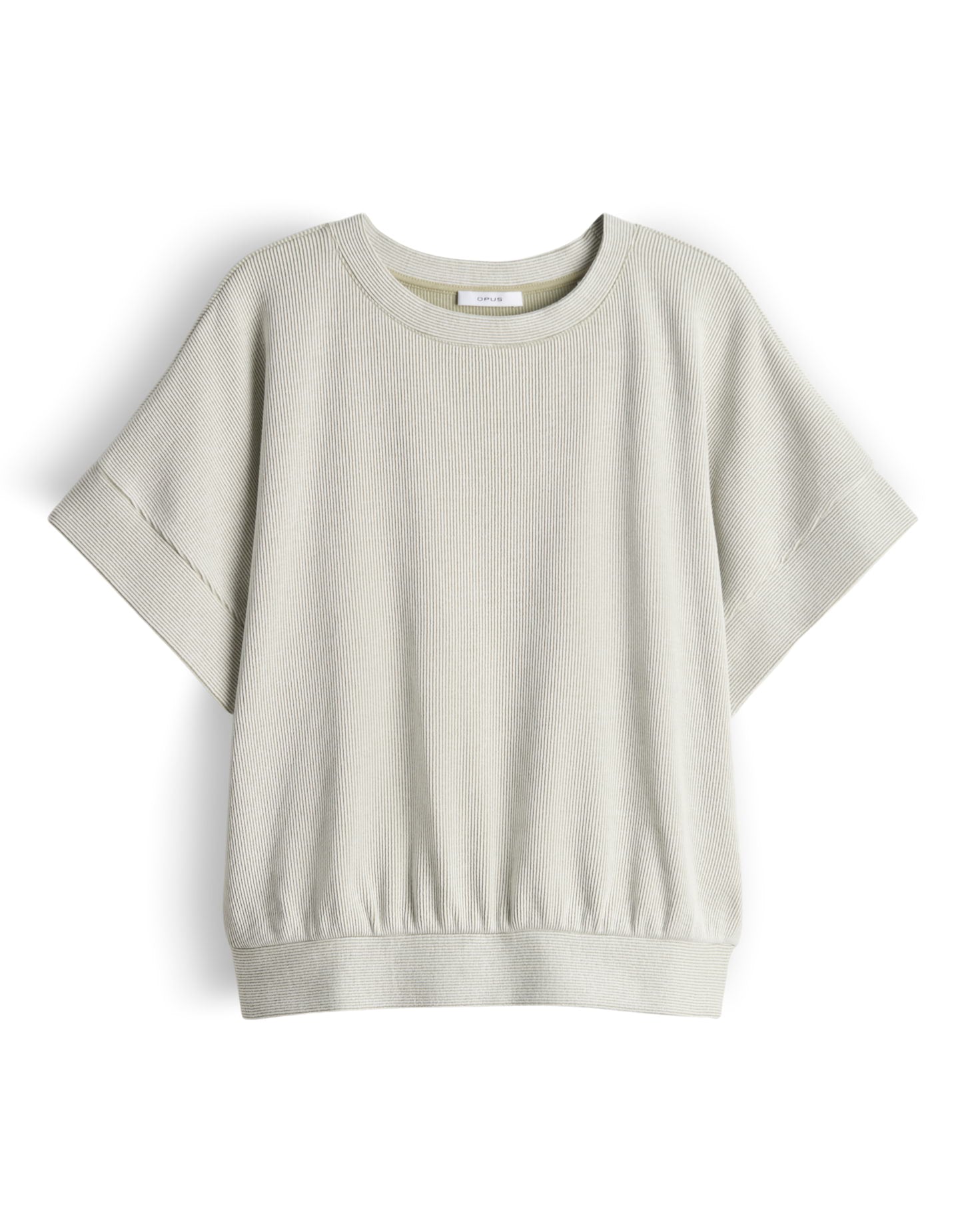 OPUS Modernes Sweatshirt mit gestreiften Rippeneffekt Loose Fit Gimos
