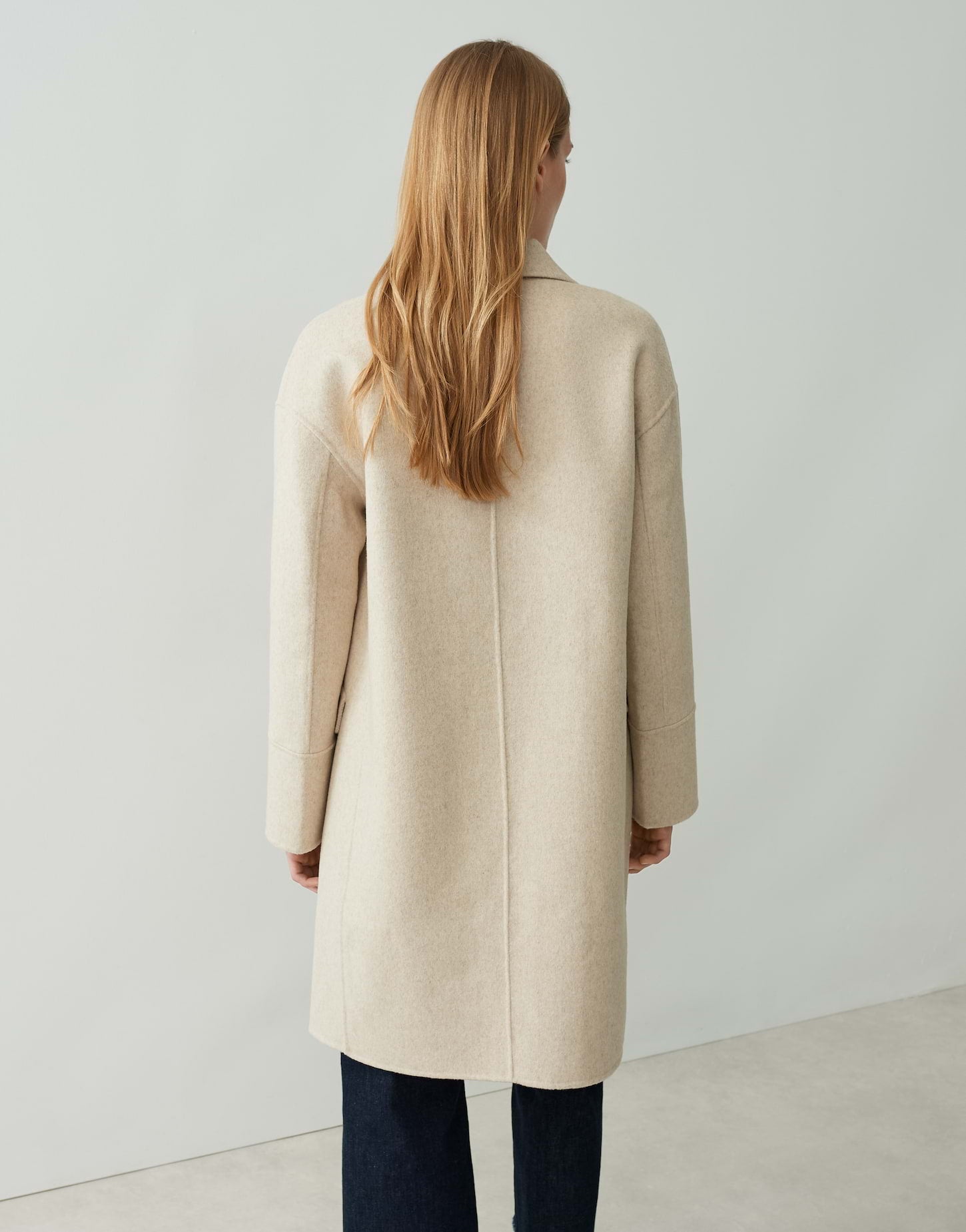OPUS Mantel Havilda Doppelreiher aus Double Wollmix