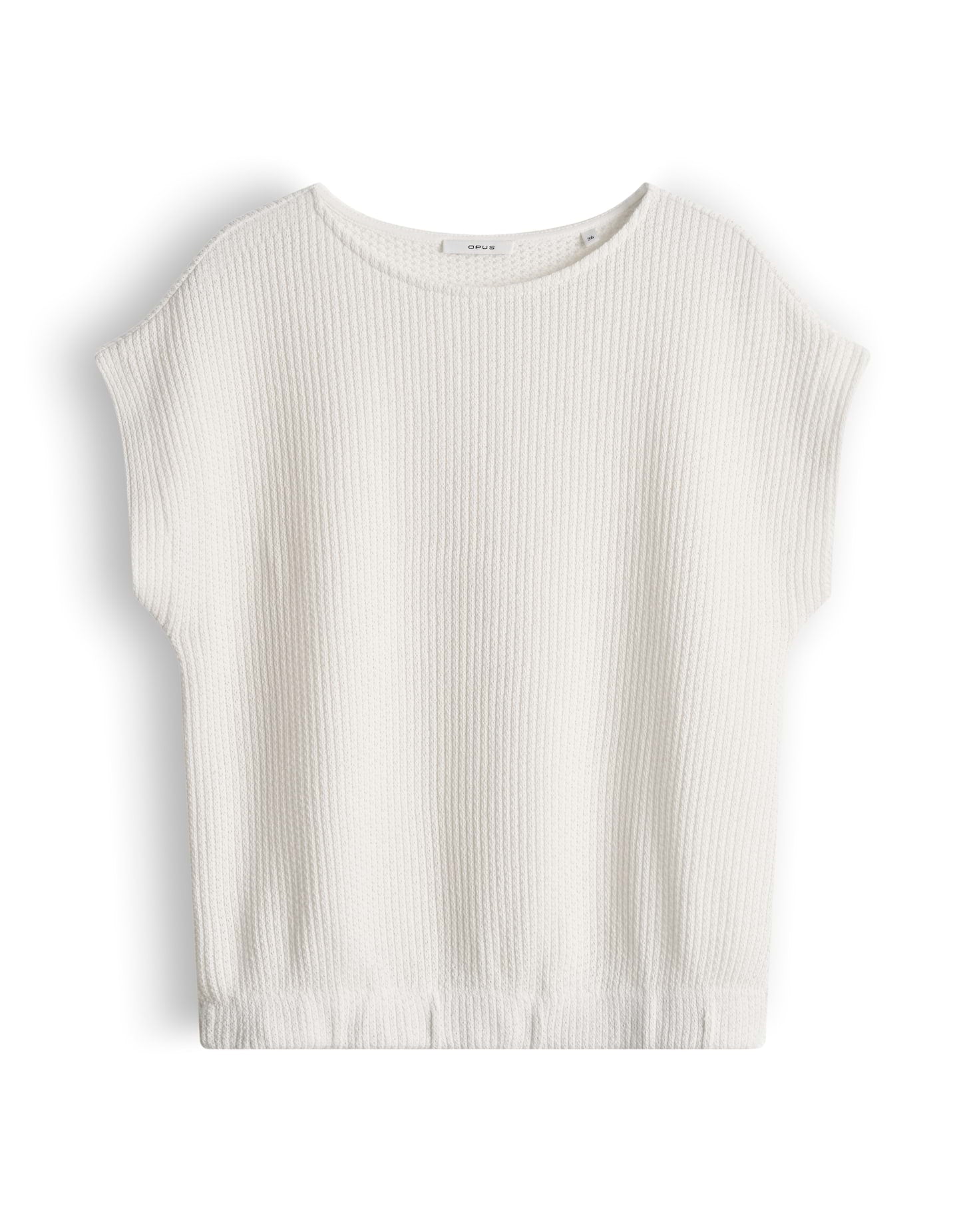 OPUS Lässiges Jerseytop in Strickoptik Regular Fit Sofrano