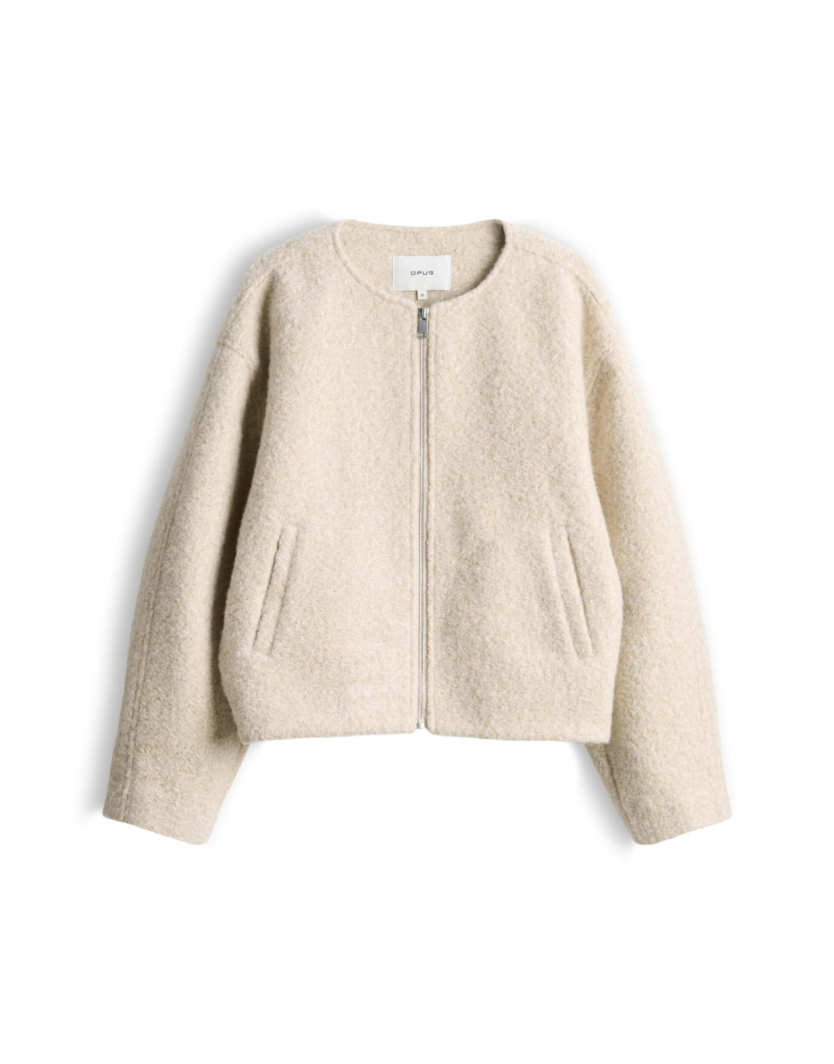 Kurzjacke in Bouclé Optik Regular Fit Hurlisa