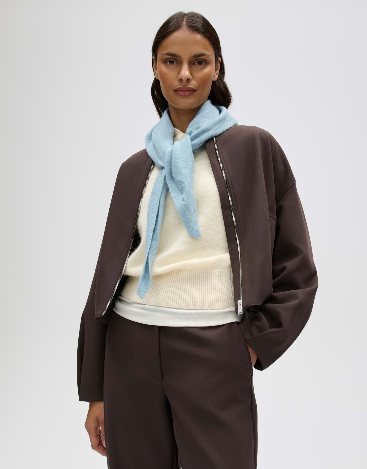 Dreiecksschal im Woll Mix Awilma scarf