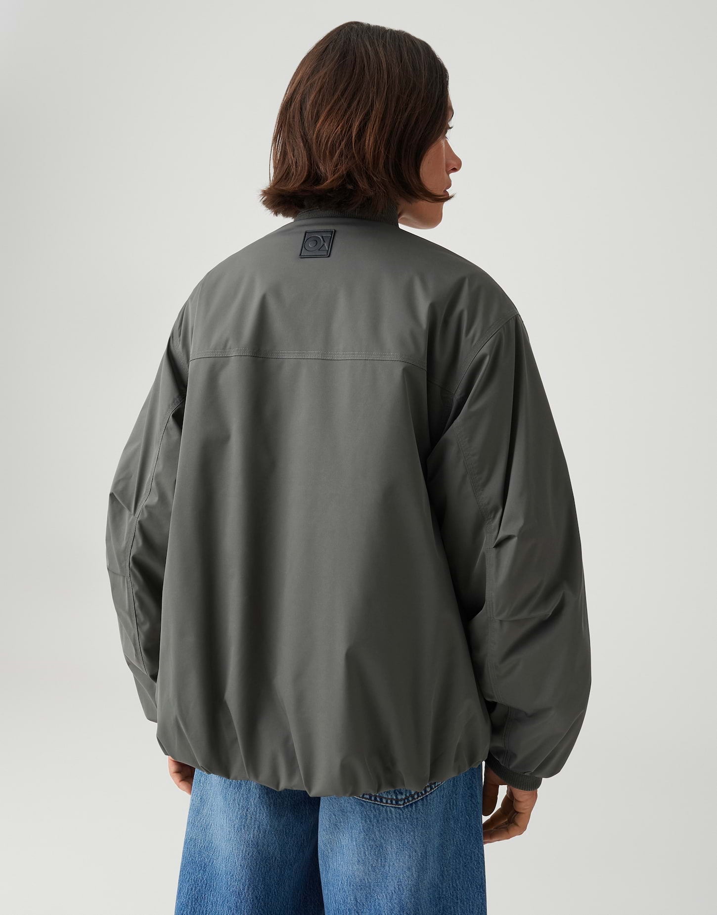 OPUS Oversized Bomberjacke mit Ballonsilhouette Hotensi
