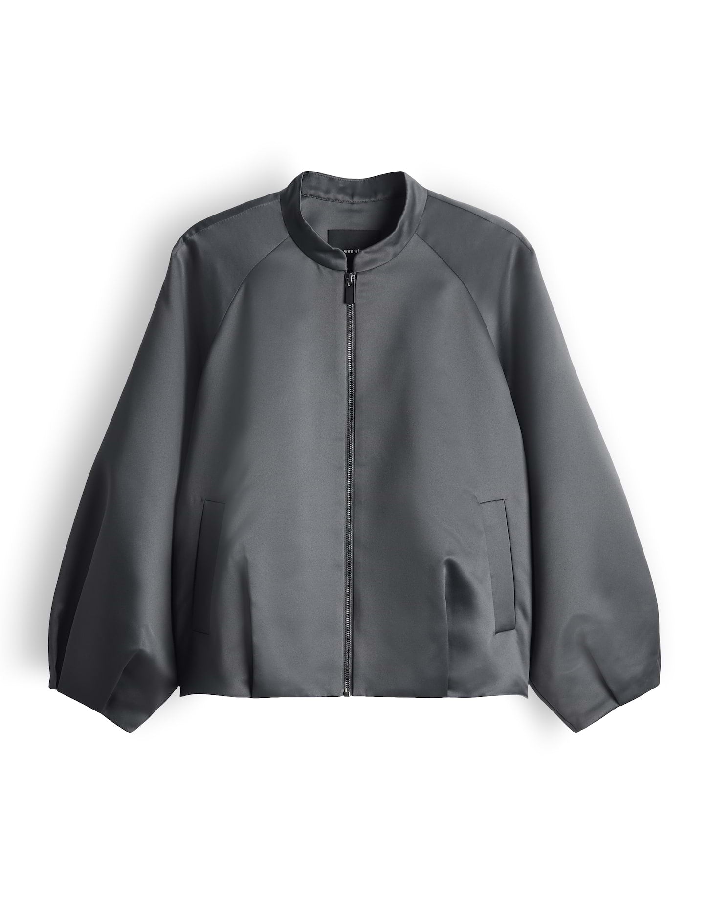 Someday Boxy Blousonjacke aus Satin Noriella