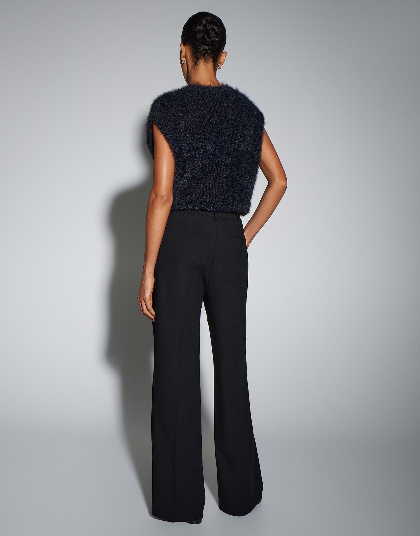 Someday Wide Leg Pants aus fließender Piqué Ware Catsby delight