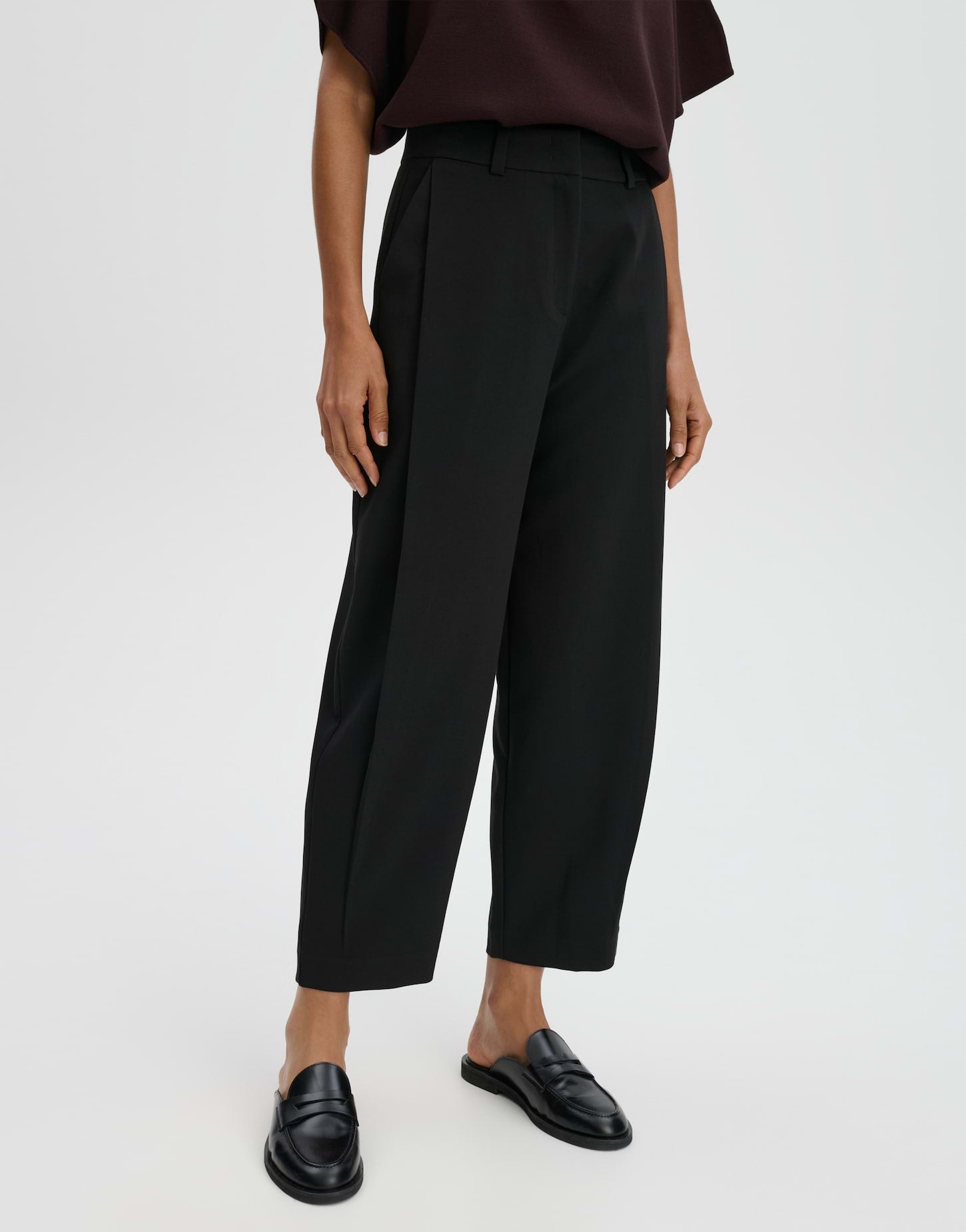 someday Verkürzte City Pants mit Komfortbund Catsby barrel