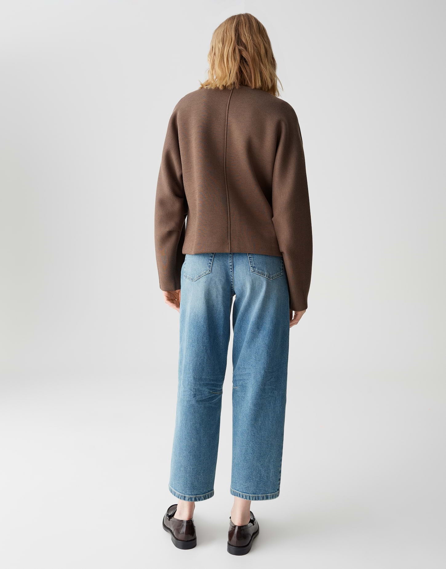 OPUS Regular weiches Sweatshirt mit Ballonärmeln Gilan