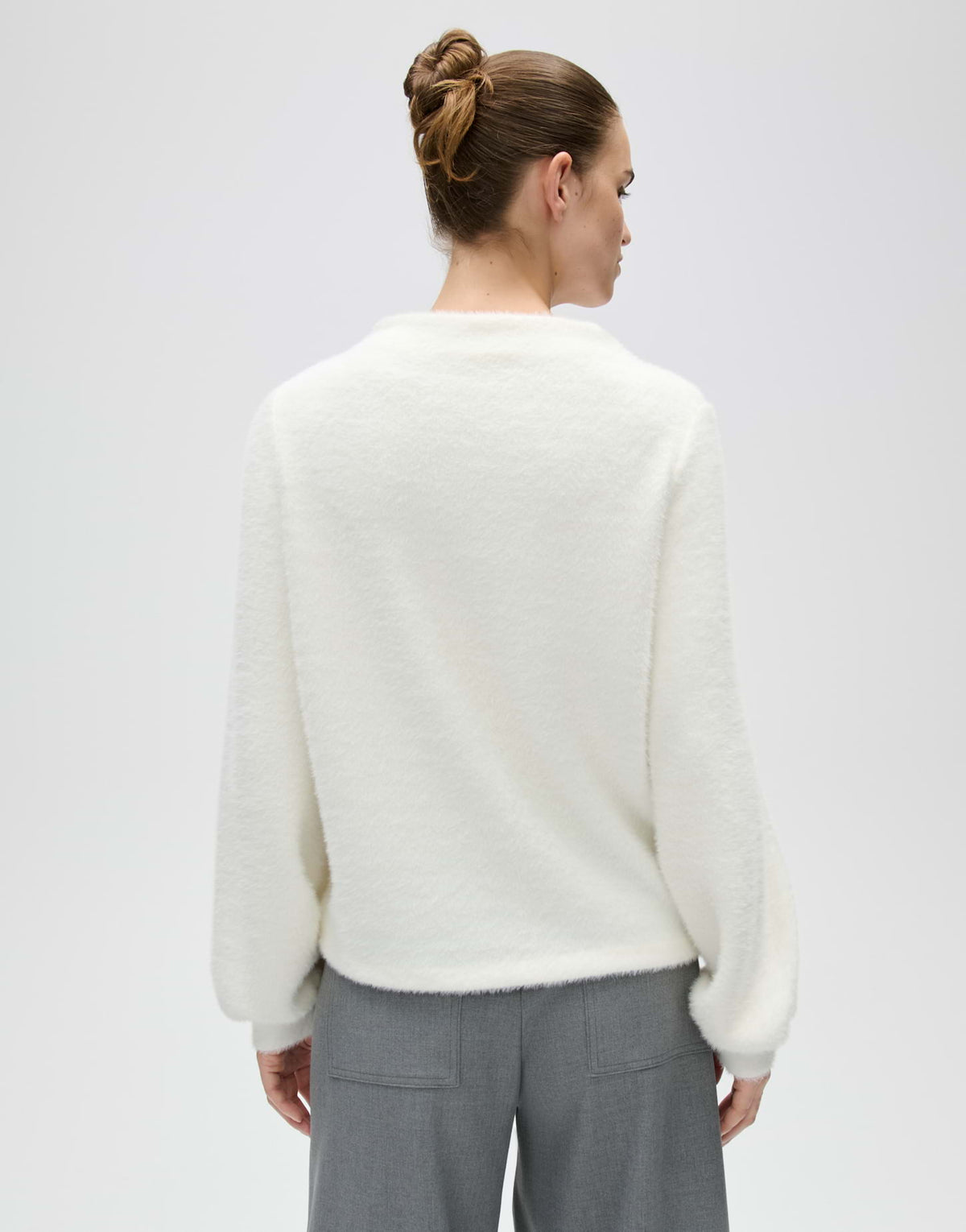 Sweatshirt aus flauschigem Effektgarn Regular Fit Gufemi