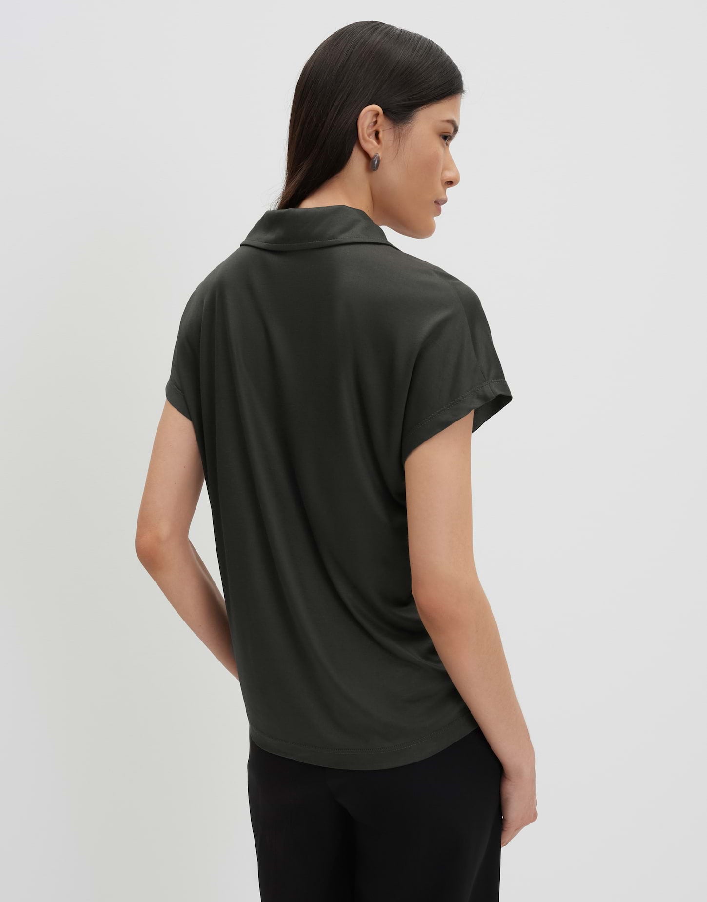 someday Regular fliessendes Poloshirt Kendri