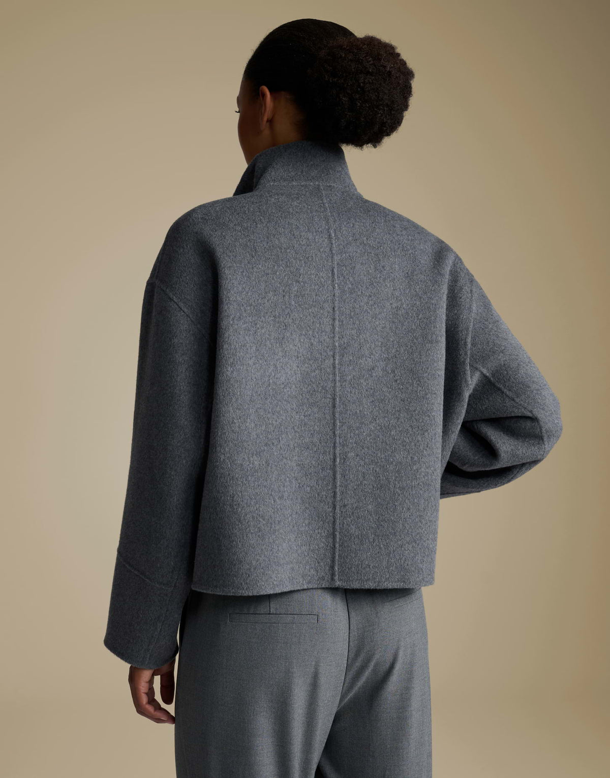 Doubleface Jacke Regular Fit Varielle