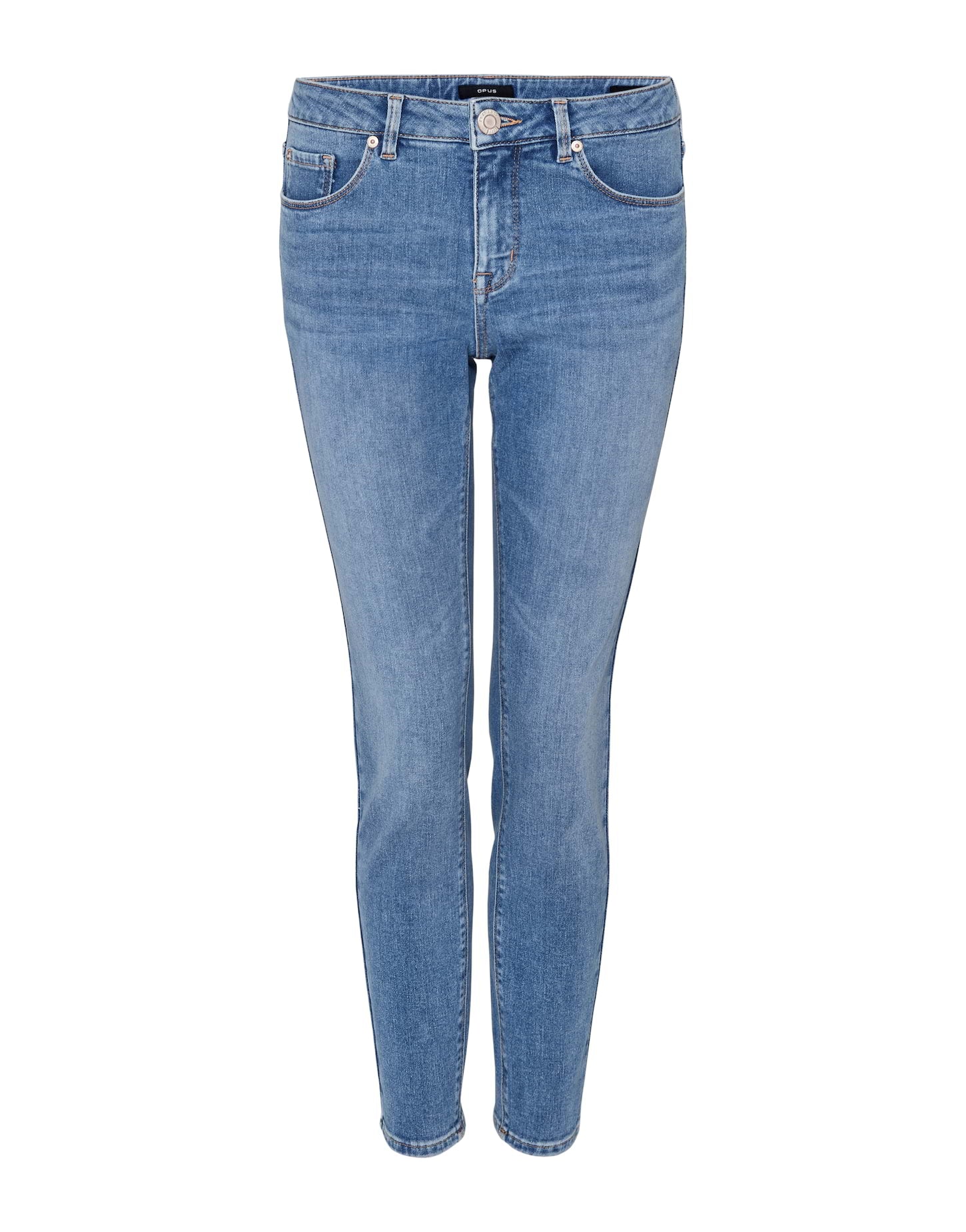 OPUS Skinny Jeans Low Rise Elma ocean blue