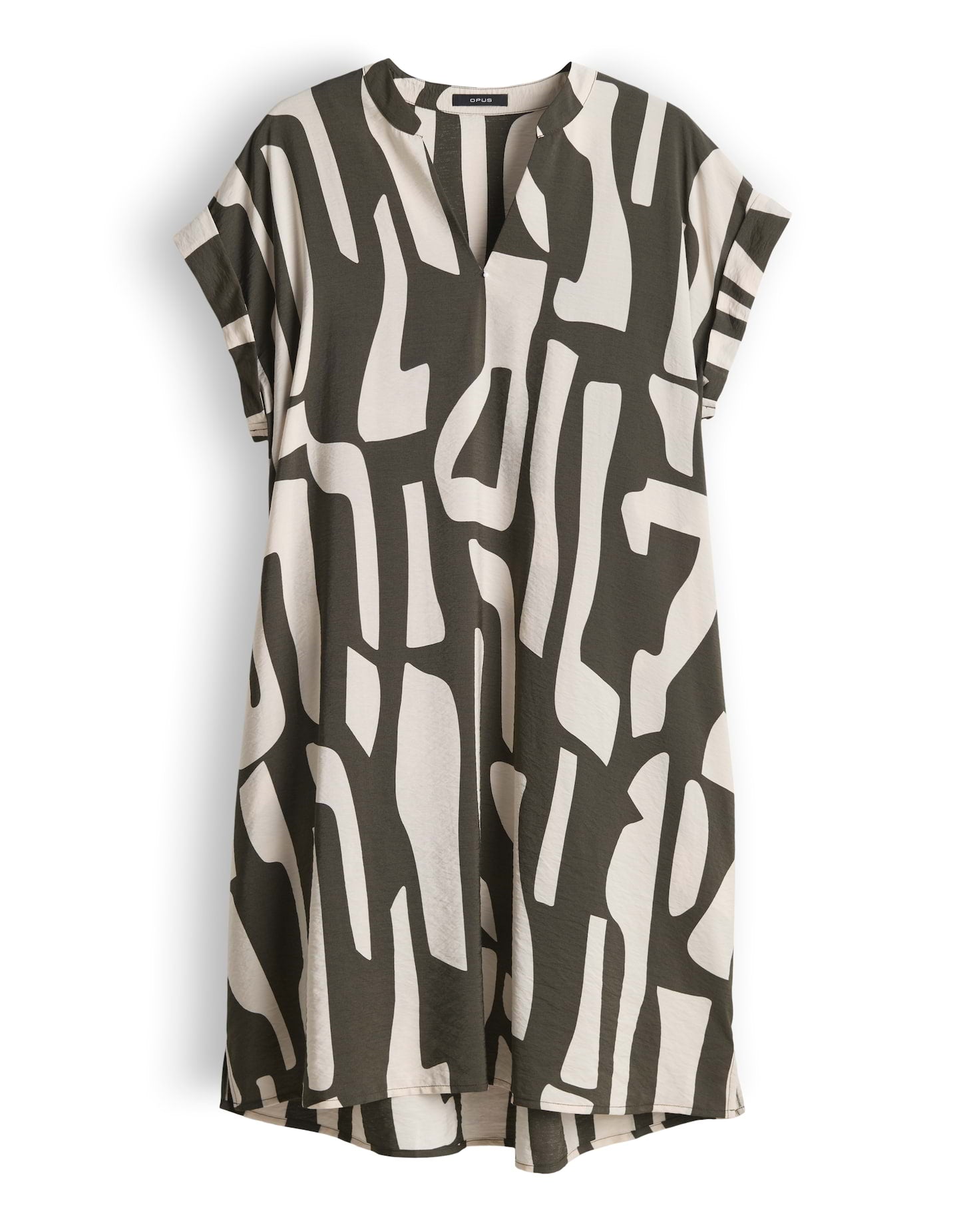 OPUS Bedrucktes Shirtkleid Wulana dune
