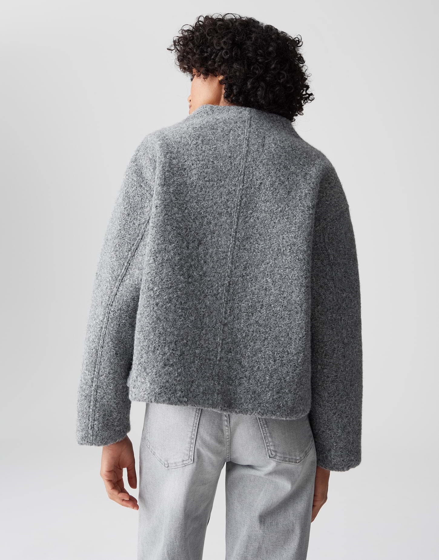 OPUS Regular Boxy Boucléjacke Hurlie