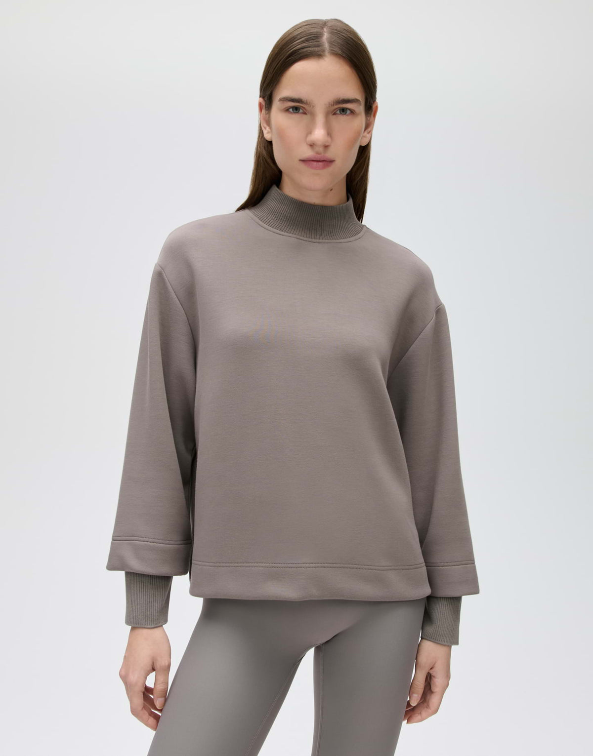 Sweatshirt mit elastischen Rippbündchen Regular Fit Gluba club