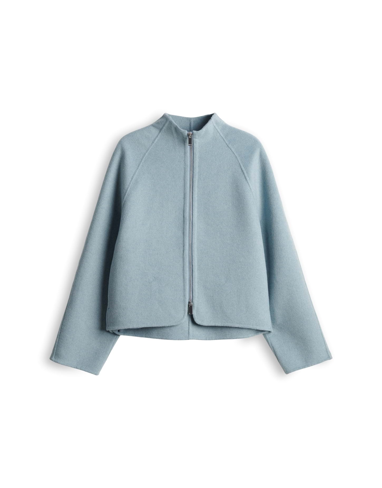Doubleface Jacke im Woll Mix Regular Fit Helisu