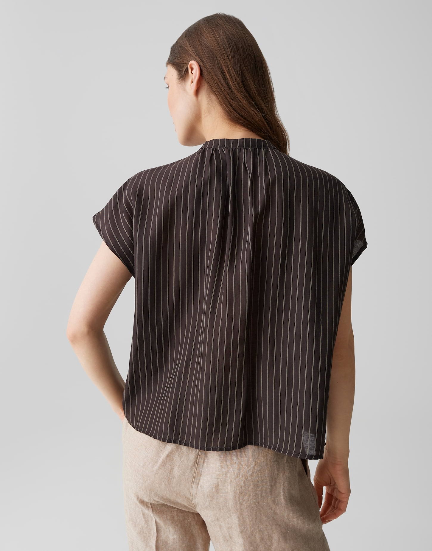 OPUS Leichte Streifenbluse Regular Fit Friepe