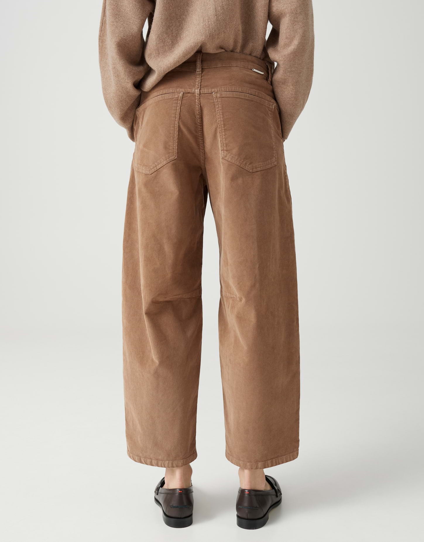 Barrel Jeans aus Feincord Mid Rise Lissie boldi