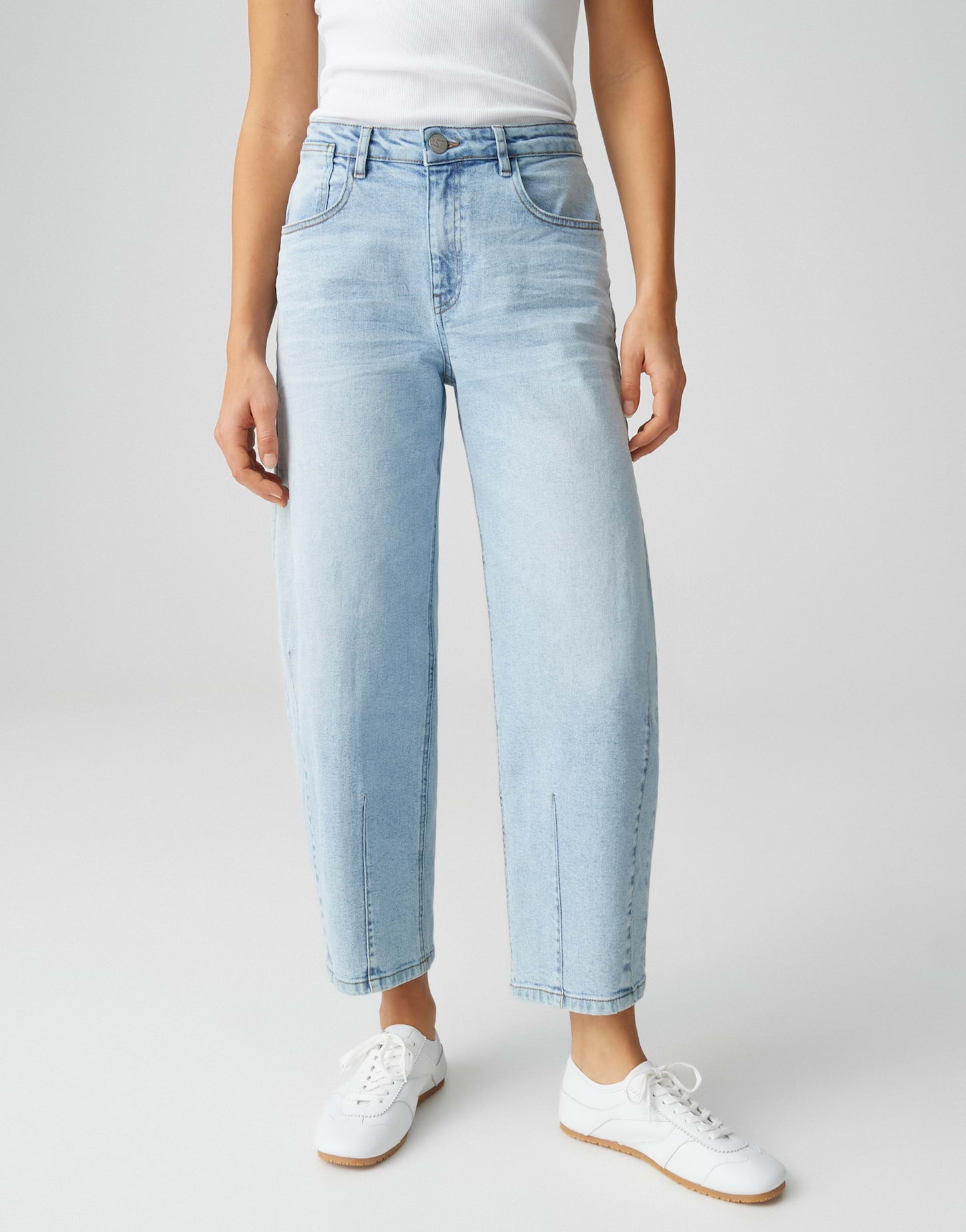 OPUS Barrel Jeans Mid Rise Lissie bold