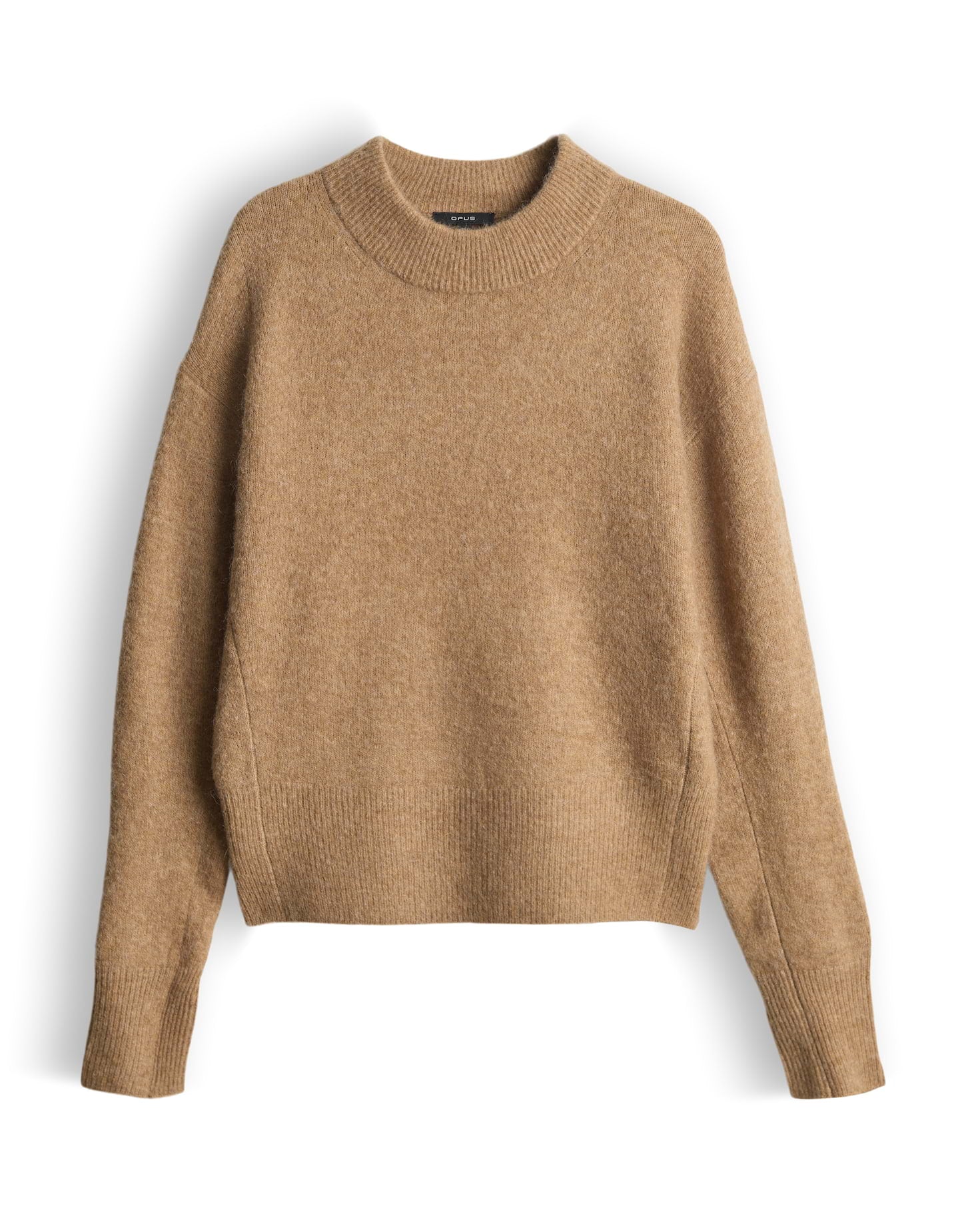 OPUS Regular Strickpullover in Mélange Optik Pitan