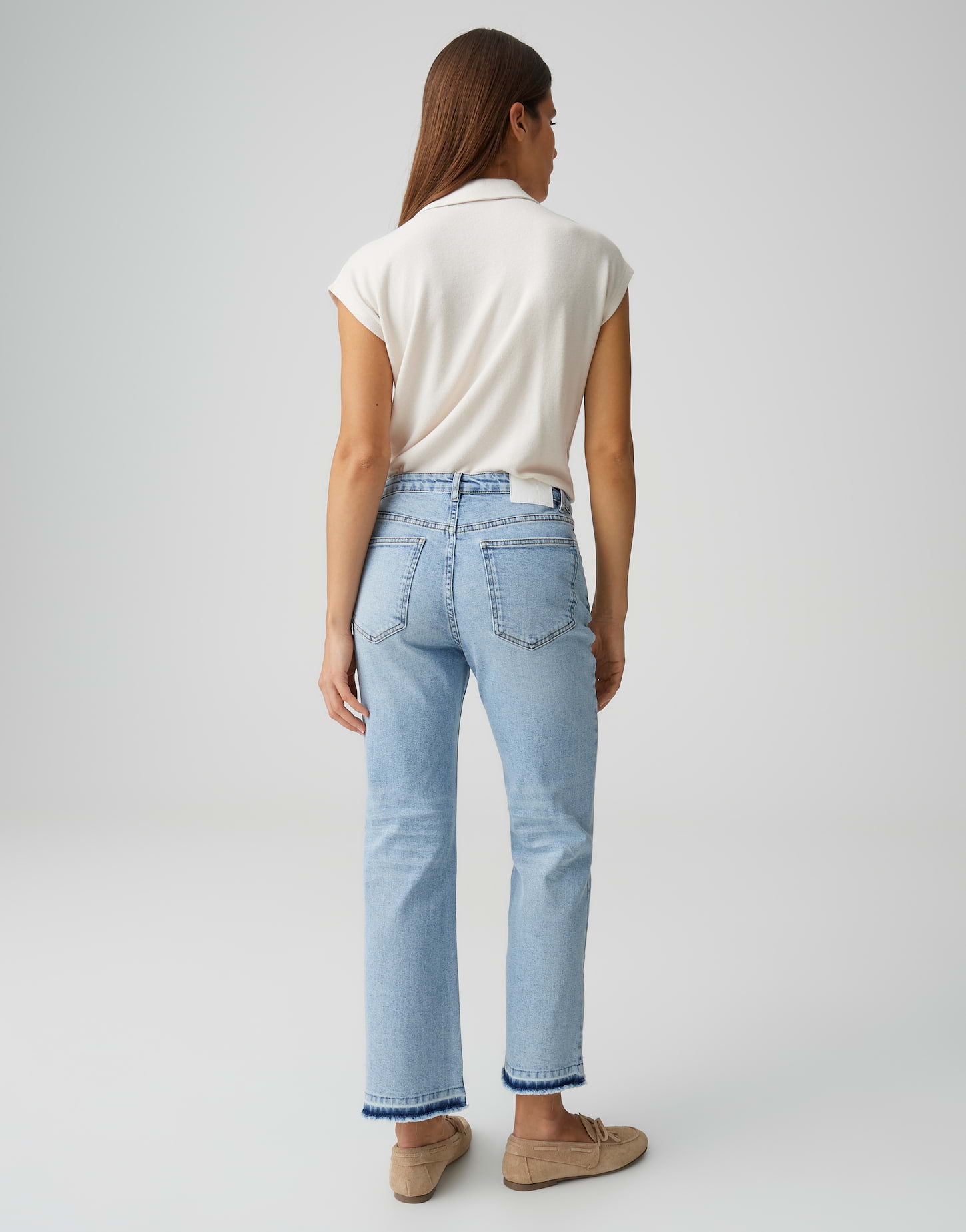 OPUS Boyfriend Jeans mit Stretchanteil Mid Rise Lani twist