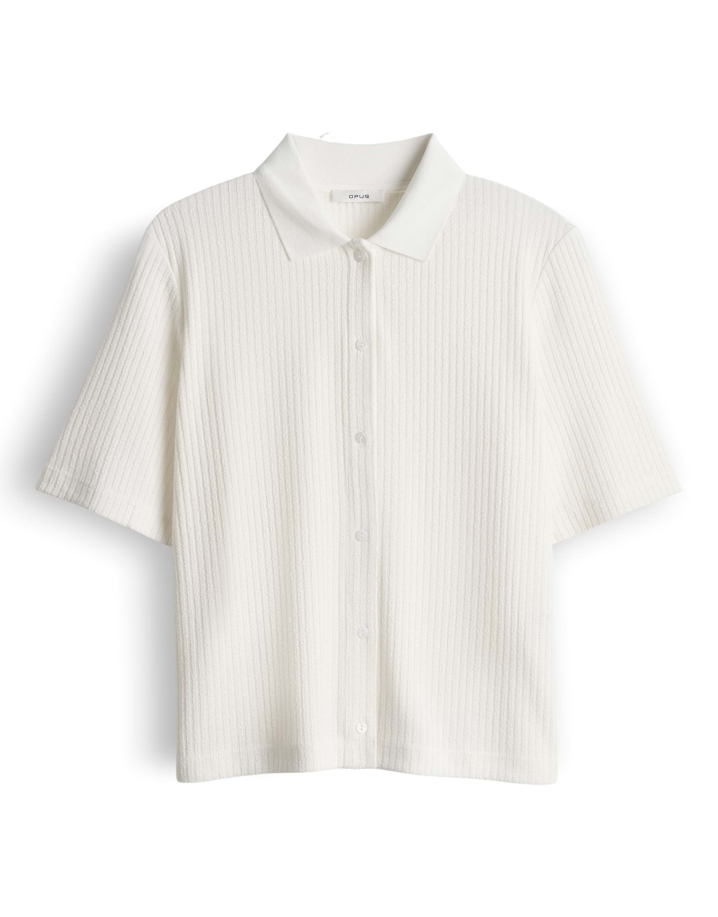 OPUS Poloshirt mit dezenter Rippstruktur Regular Fit Somelli