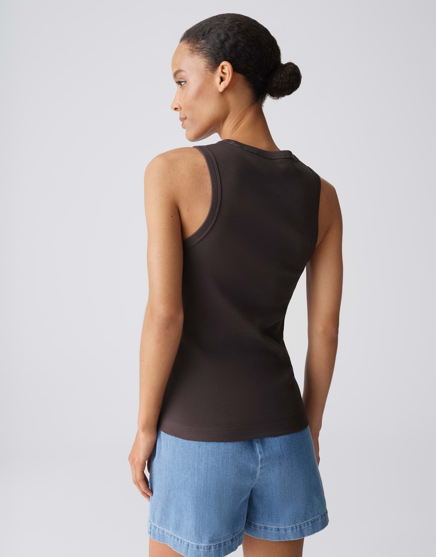 OPUS Slim Geripptes Tanktop Ilesso